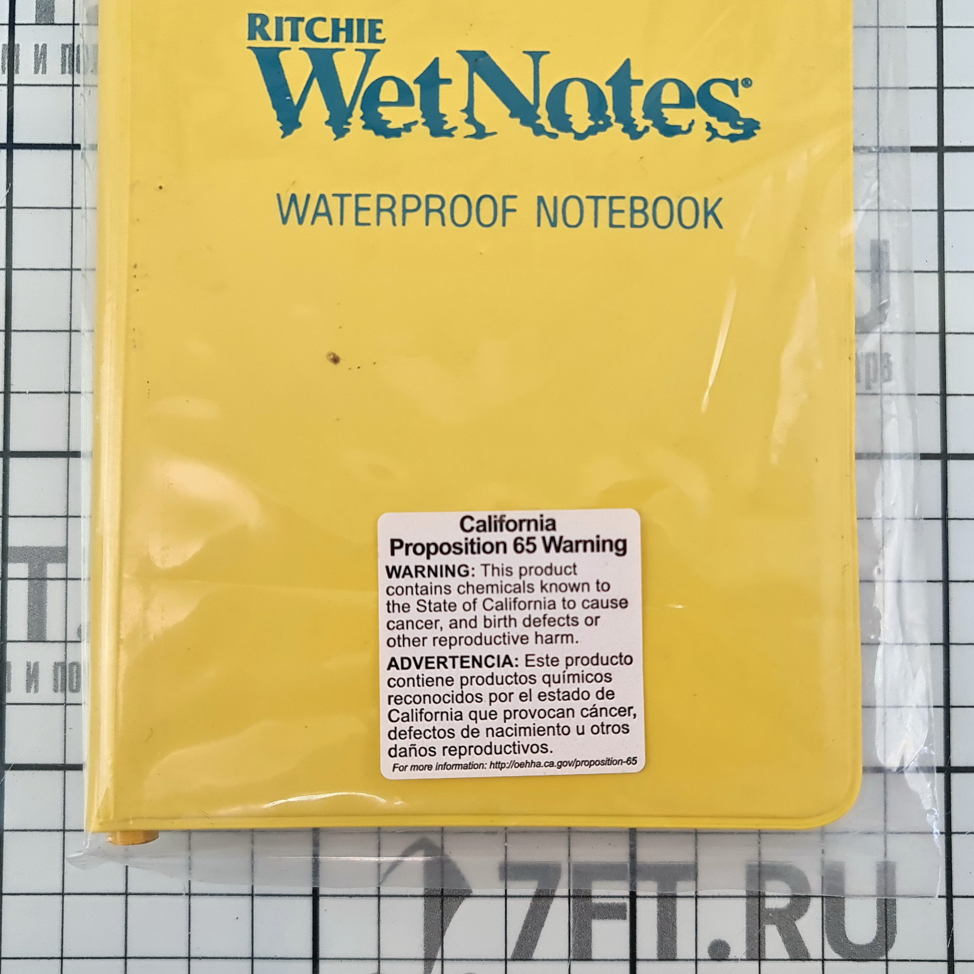 Купить Блокнот влагоустойчивый Ritchie Navigation WetNotes W-50 104x180мм 7ft.ru в интернет магазине Семь Футов