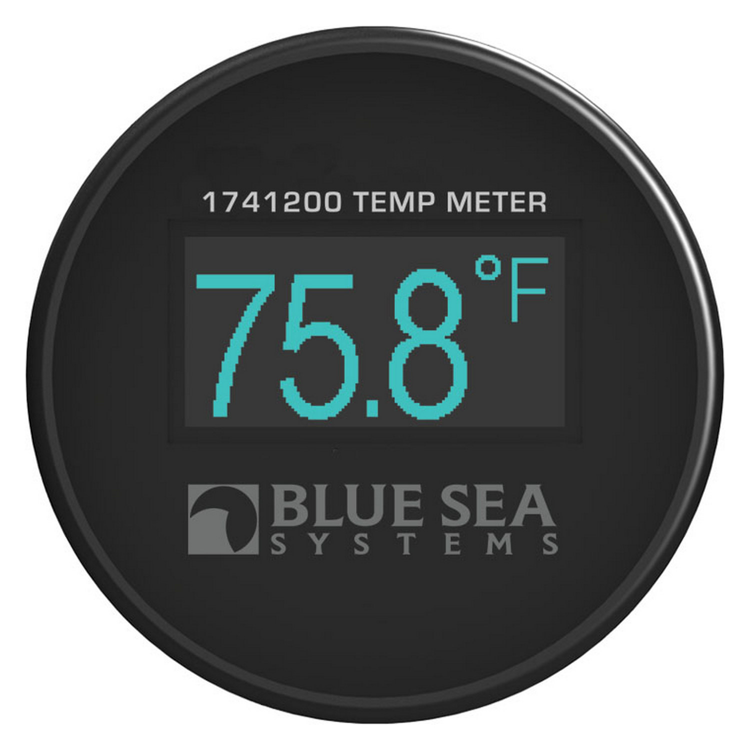 Купить Индикатор температуры Blue Sea 1741200 12/24 В -40 - +70 °C 40 мм с голубым OLED экраном 7ft.ru в интернет магазине Семь Футов