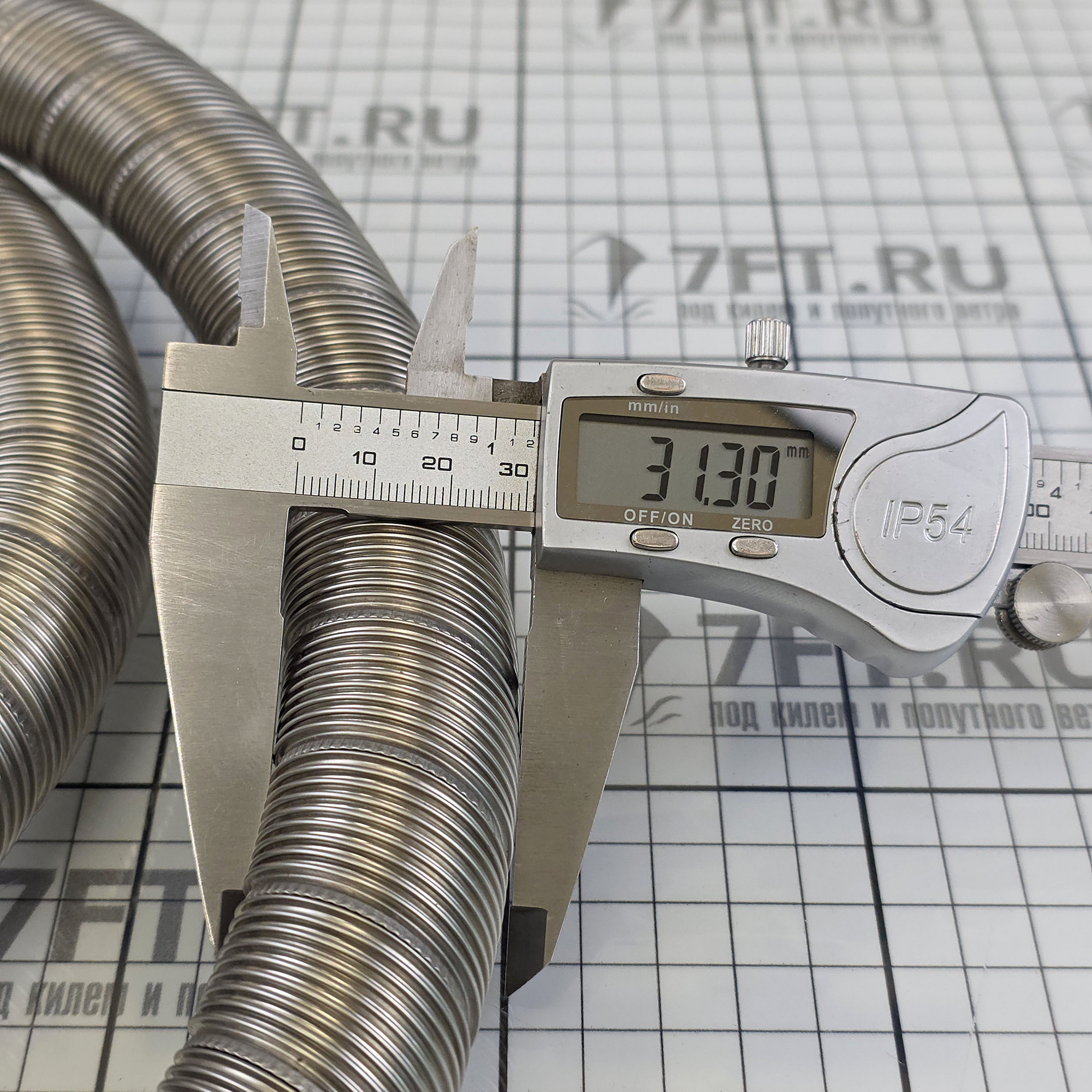 Купить Выхлопной шланг Westaflex Inox D-Mini Ø28мм -850/+850°C 1,5м из нержавеющей стали AISI316 7ft.ru в интернет магазине Семь Футов