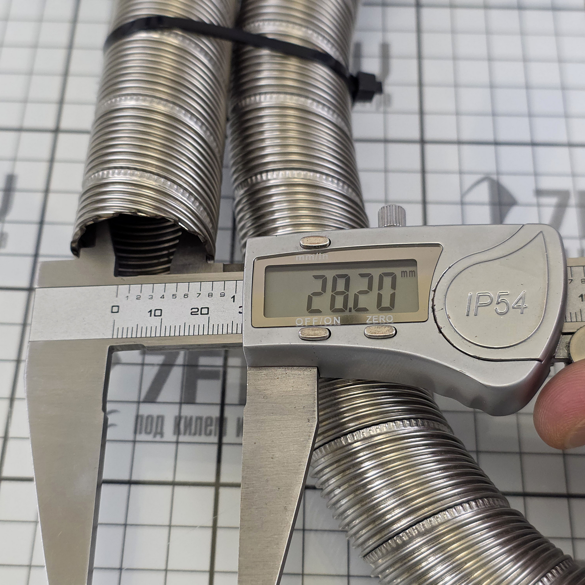 Купить Выхлопной шланг Westaflex Inox D-Mini Ø28мм -850/+850°C 1,5м из нержавеющей стали AISI316 7ft.ru в интернет магазине Семь Футов