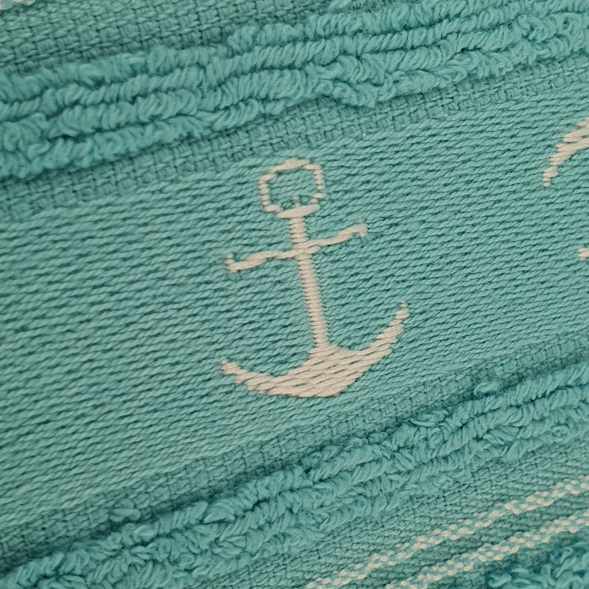 Купить Полотенца махровые Marine Business Anchors Santorini 53107 комплект из 3 штук разного размера 7ft.ru в интернет магазине Семь Футов