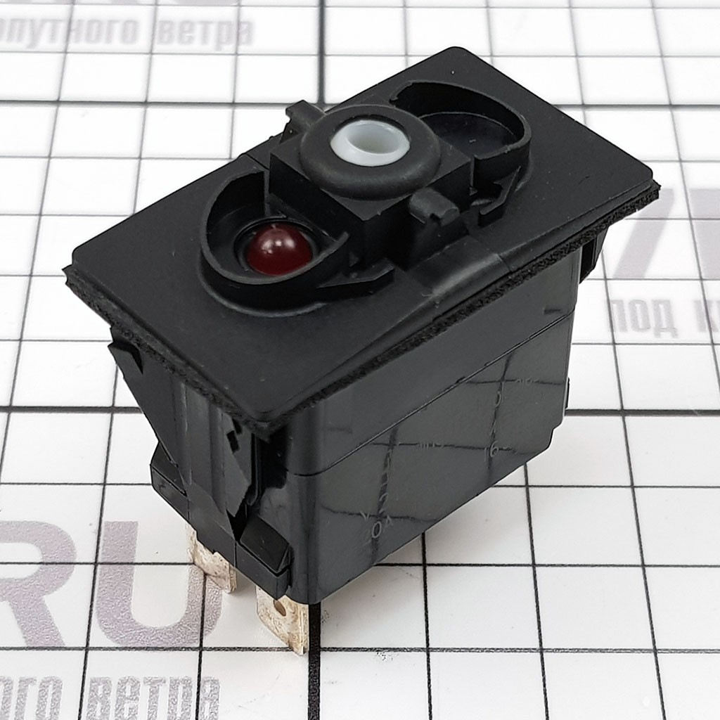 Купить Выключатель клавишный одноконтактный Carling Technologies V2DAAC0C (ON)-OFF с красным светодиодом без клавиши 7ft.ru в интернет магазине Семь Футов