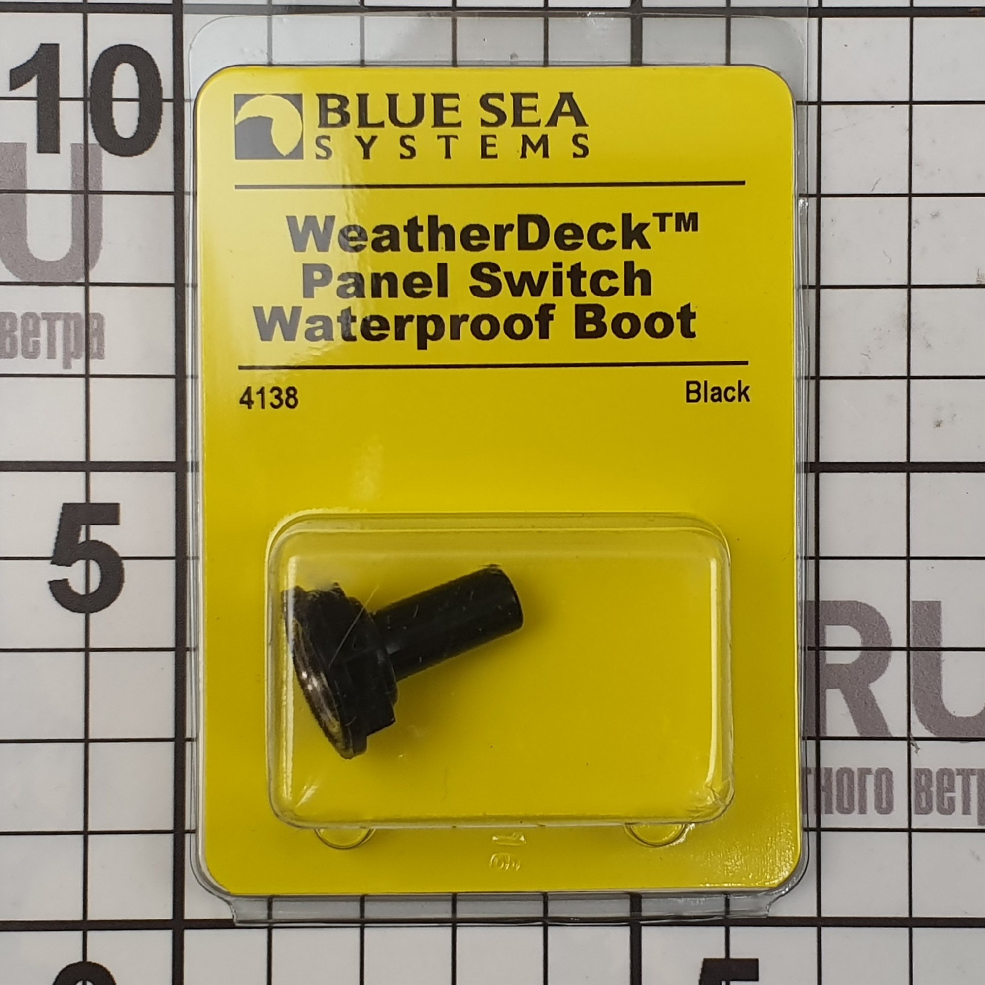 Купить Защитный колпачок для выключателей Blue Sea WeatherDeck 4138 IP67 чёрный 7ft.ru в интернет магазине Семь Футов