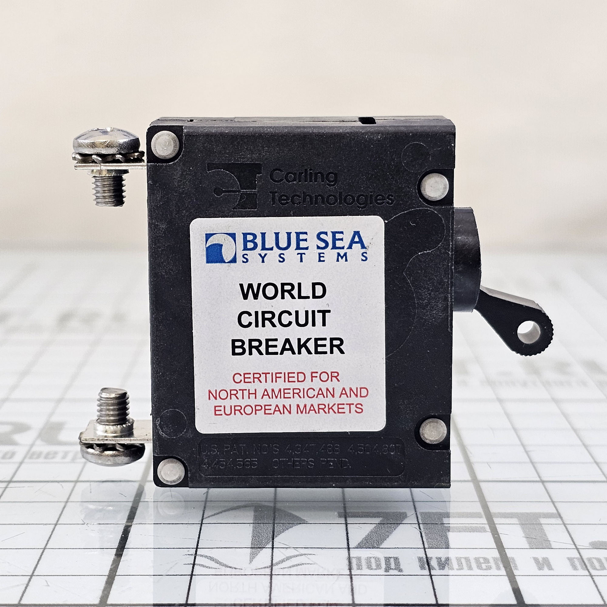 Купить Автоматический выключатель однополюсный Blue Sea A-Series 7212 65/240В 20А с черным тумблером 7ft.ru в интернет магазине Семь Футов