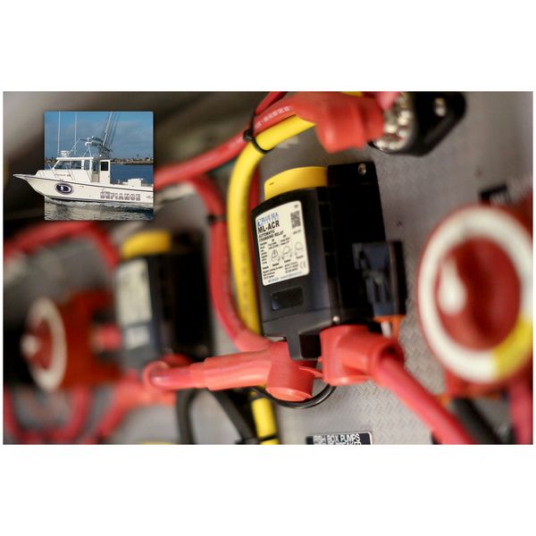 Купить Автоматическое зарядное реле Blue Sea ML-ACR 7622 12В 500А с ручным переключателем 7ft.ru в интернет магазине Семь Футов