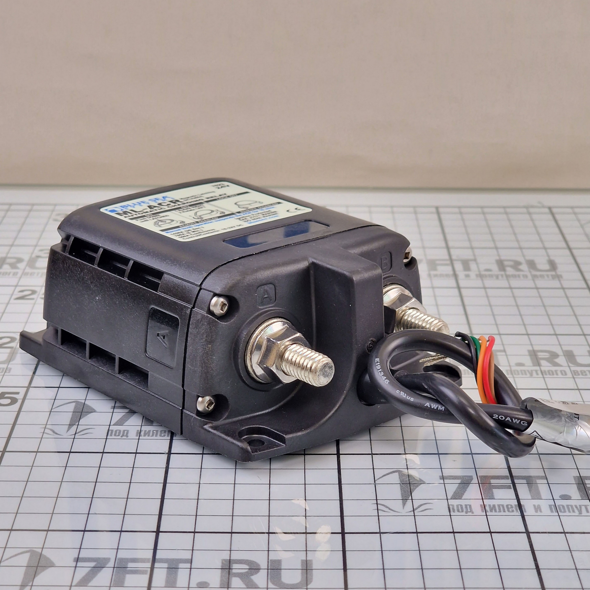 Купить Автоматическое зарядное реле Blue Sea ML-ACR 7623 24В 500А с ручным переключателем 7ft.ru в интернет магазине Семь Футов