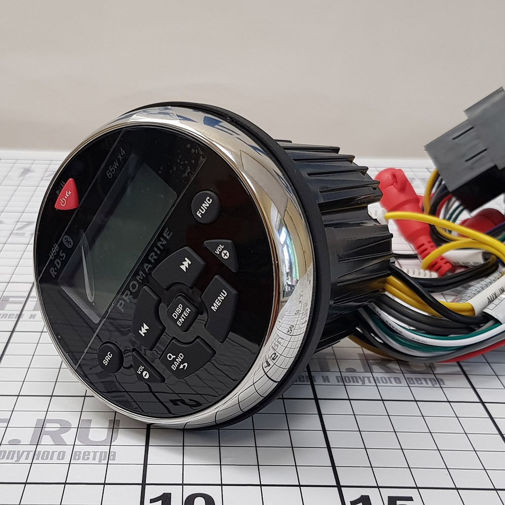 Купить Судовой радиоприёмник круглый LTC PROMarine 1111 3100 чёрный 18 частот 4 x 65 Вт Mosfet 7ft.ru в интернет магазине Семь Футов