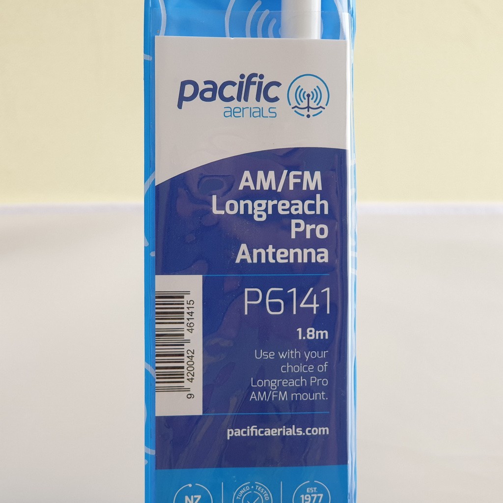 Купить Антенна AM/FM дальнего действия Pacific Aerials Ultra Glass P6141 1,8 м с основанием из нержавеющей стали 7ft.ru в интернет магазине Семь Футов