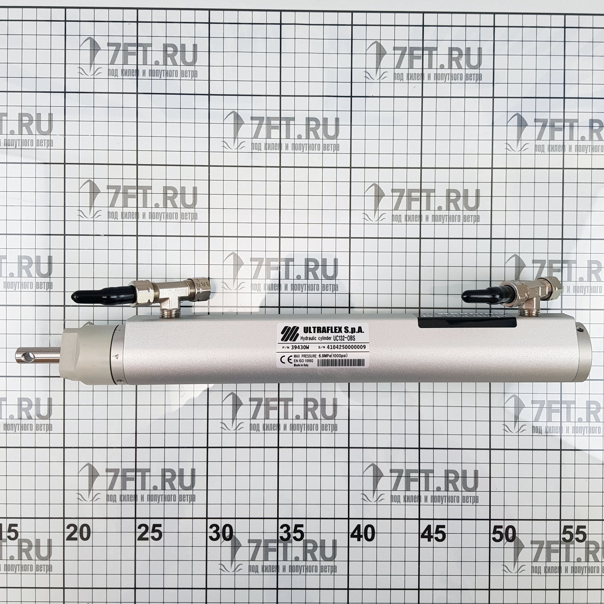 Купить Гидравлический цилиндр небалансирный Ultraflex UC132-OBS 39430W 132см³ 464кг Ø32мм боковое крепление 7ft.ru в интернет магазине Семь Футов