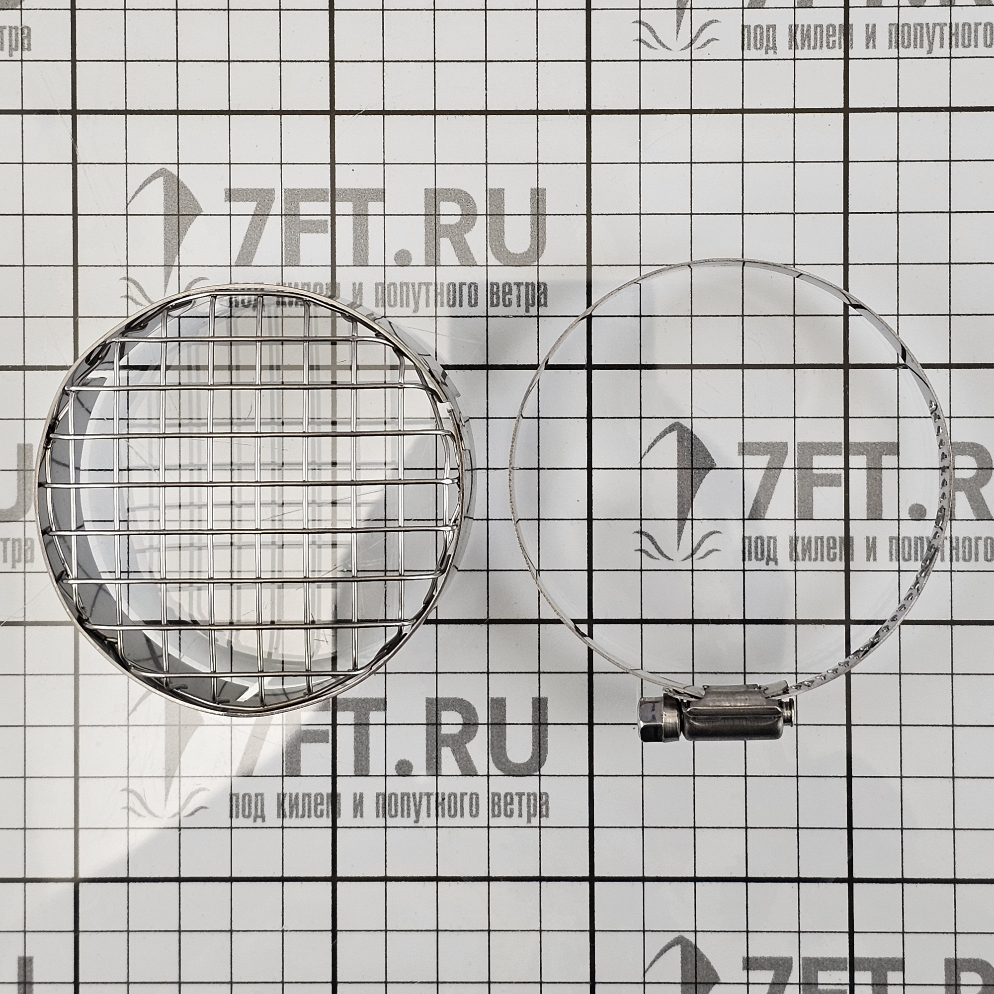 Купить Решётка воздухозаборника Wallas 4413 Ø77мм для установки внутри судна 7ft.ru в интернет магазине Семь Футов