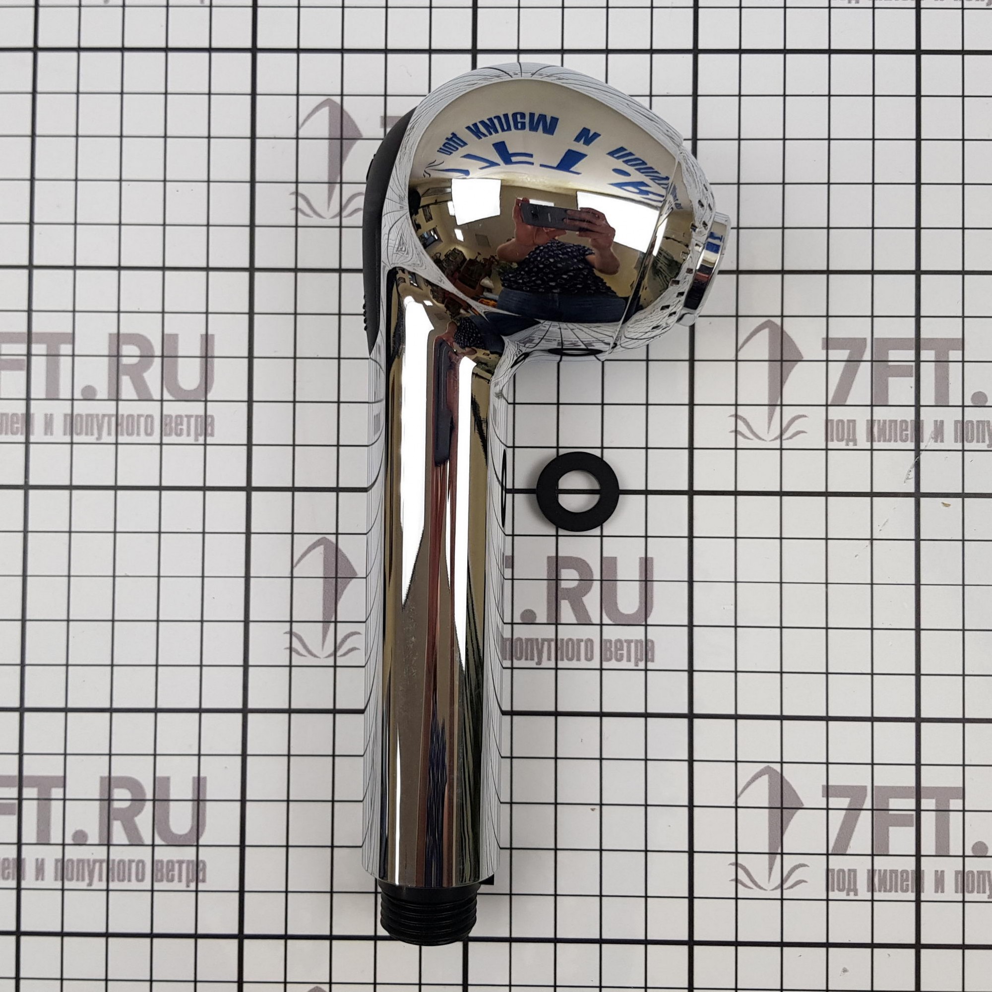 Купить Смеситель однорычажный со встроенным душем Aravon 2580 R 3/8” 2м из хромированной латуни 7ft.ru в интернет магазине Семь Футов