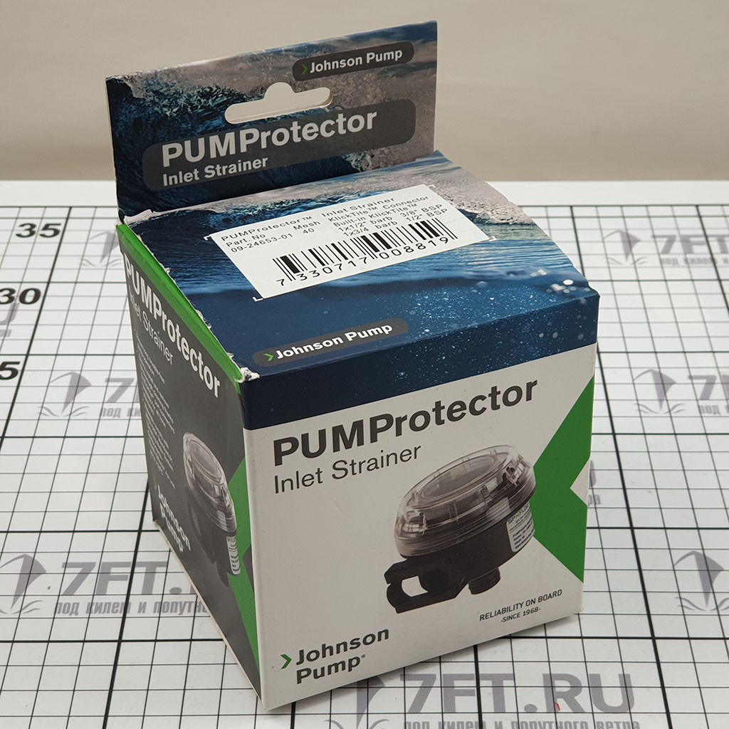 Купить Фильтр Johnson Pump PUMProtector 09-24653-01 80x60мм входной 7ft.ru в интернет магазине Семь Футов