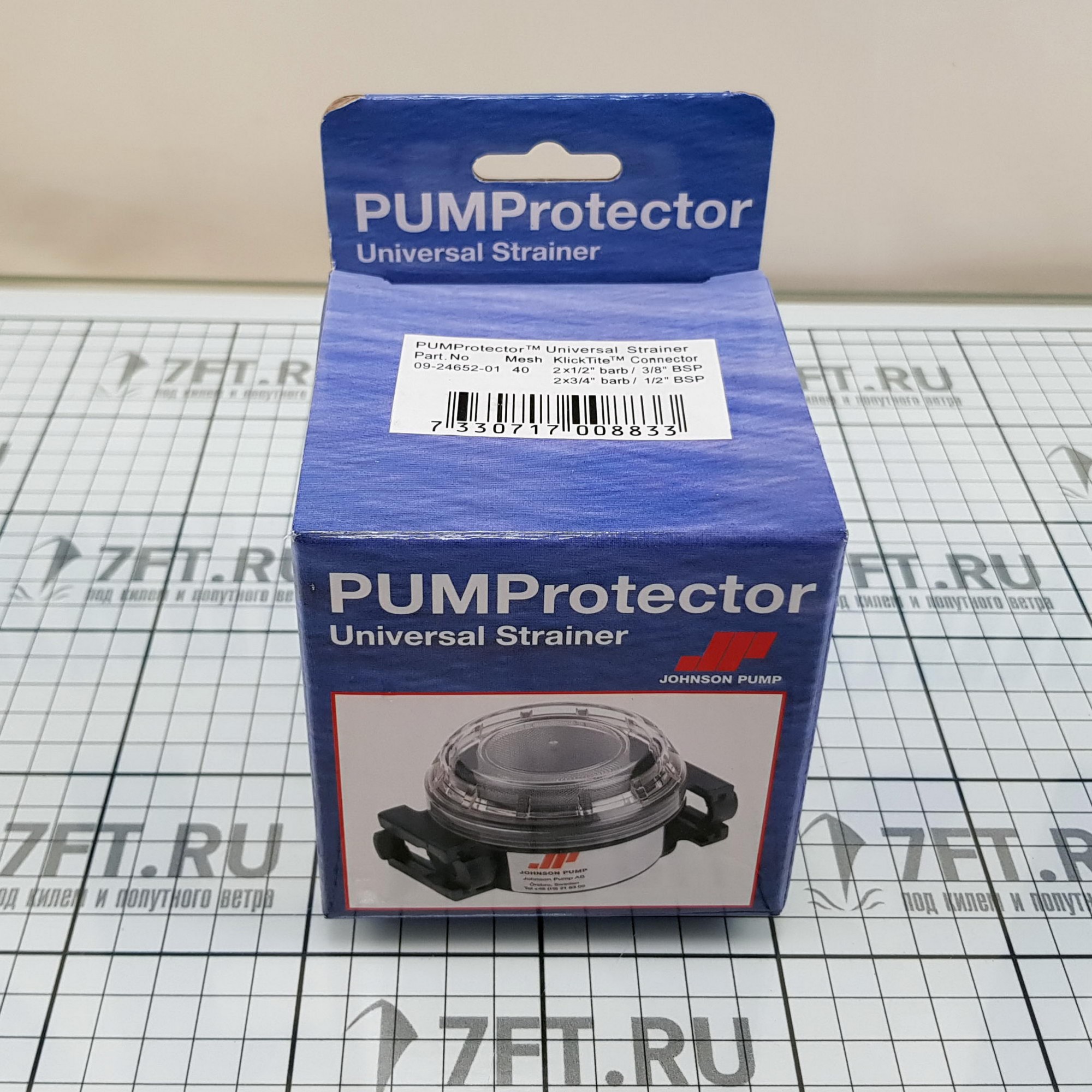 Купить Фильтр Johnson Pump PUMProtector 09-24652-01 80x60мм универсальный 7ft.ru в интернет магазине Семь Футов