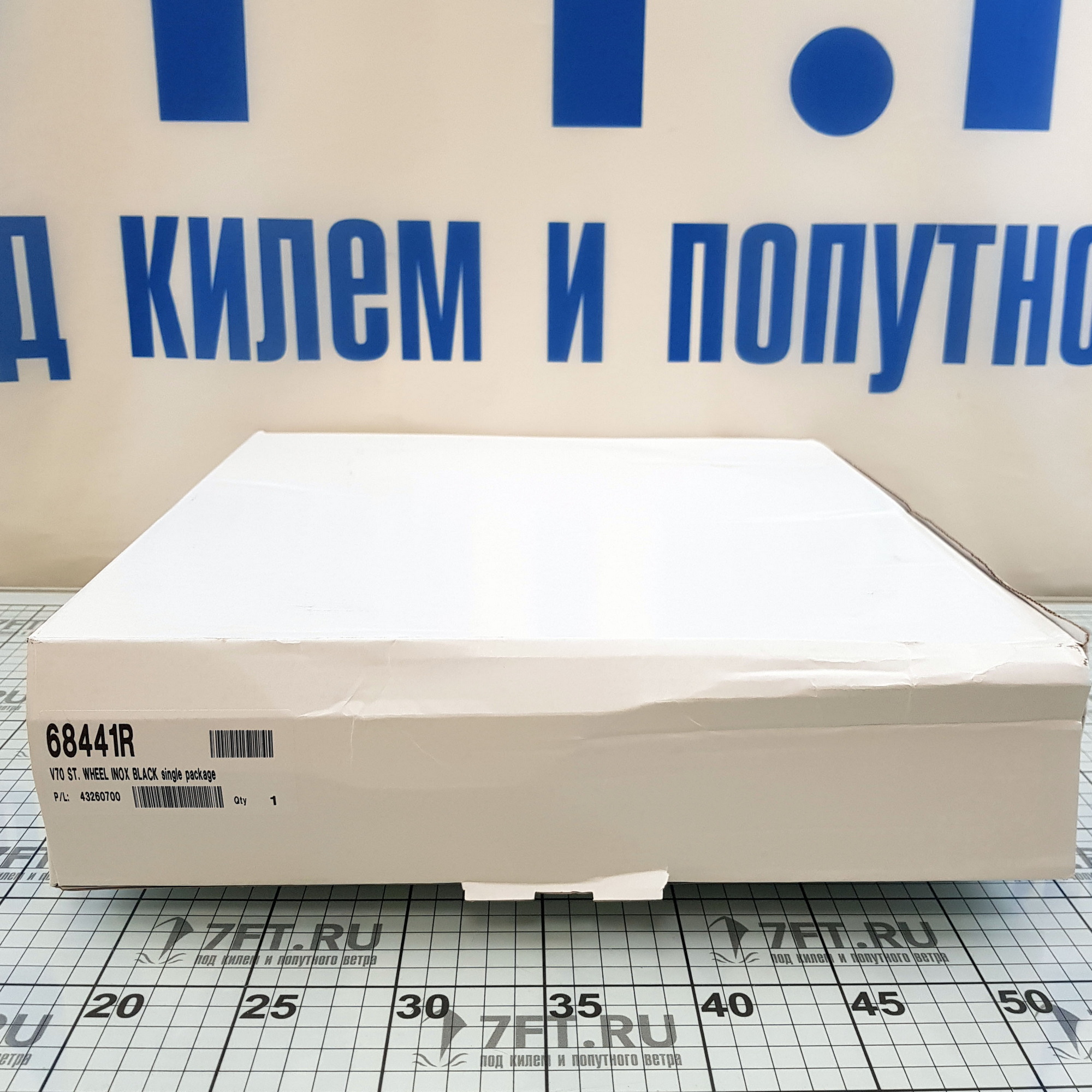 Купить Рулевое колесо Ultraflex V70B 68441R Ø350мм "Кожа каймана" из чёрного ПВХ и нержавеющей стали AISI316 7ft.ru в интернет магазине Семь Футов