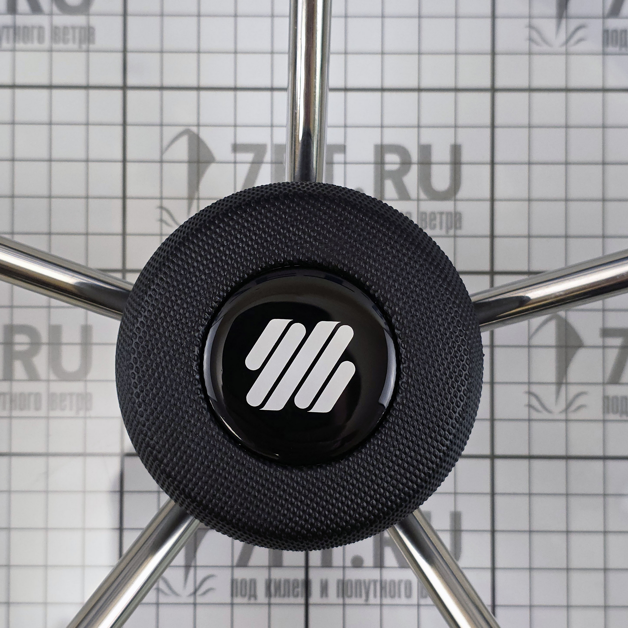 Купить Рулевое колесо Ultraflex V70B 68441R Ø350x90мм рукоятка из чёрного полиуретана со спицами из нержавеющей стали 7ft.ru в интернет магазине Семь Футов