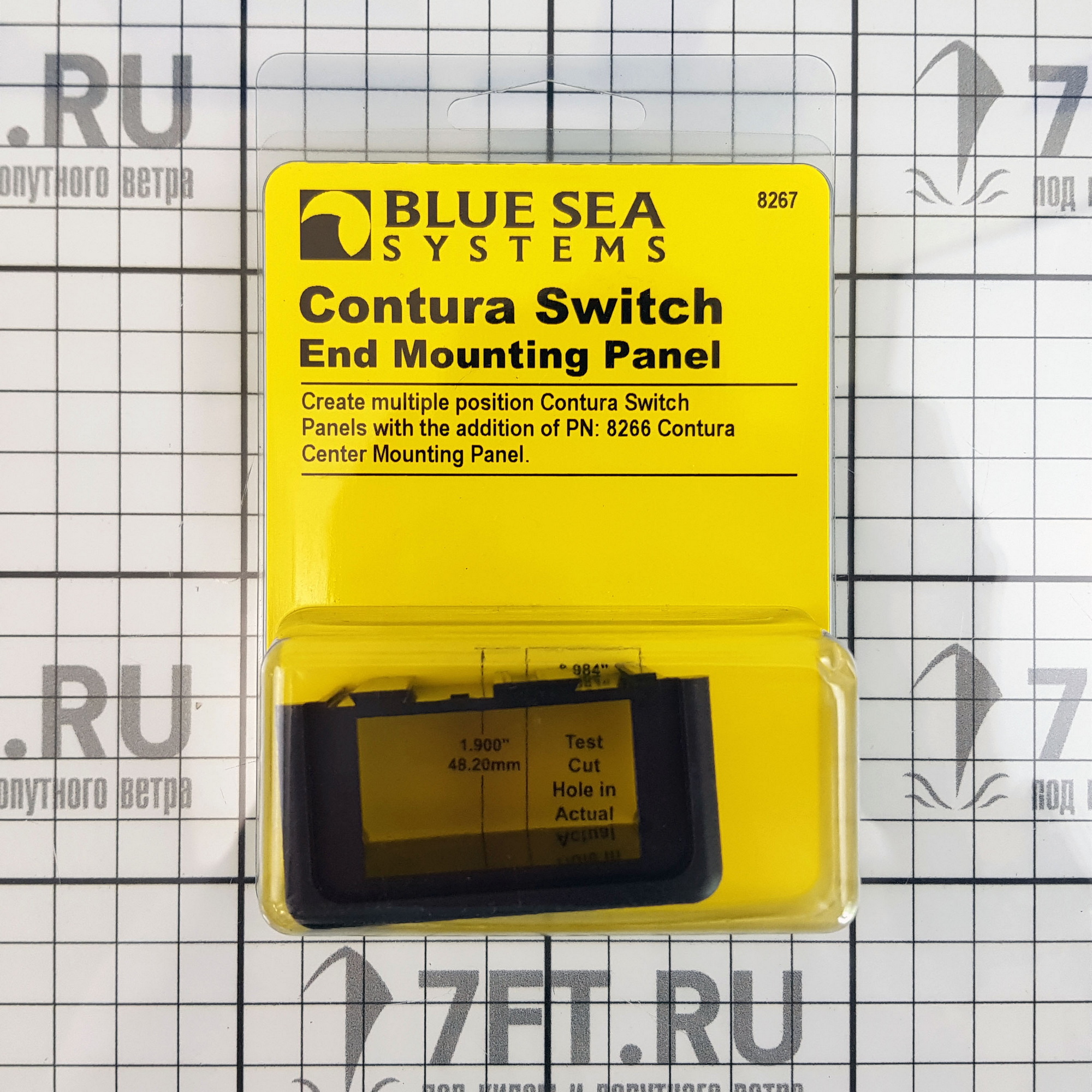 Купить Монтажная панель модульная боковая Blue Sea 8267 58,4x30,1мм для выключателей Contura 7ft.ru в интернет магазине Семь Футов