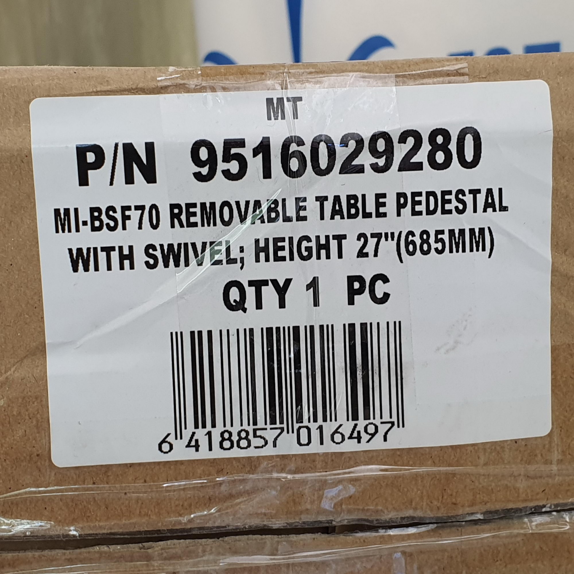 Купить Стойка стола из матового анодированного алюминия Marinvent MI-BSF70 1044140 685 мм 7ft.ru в интернет магазине Семь Футов
