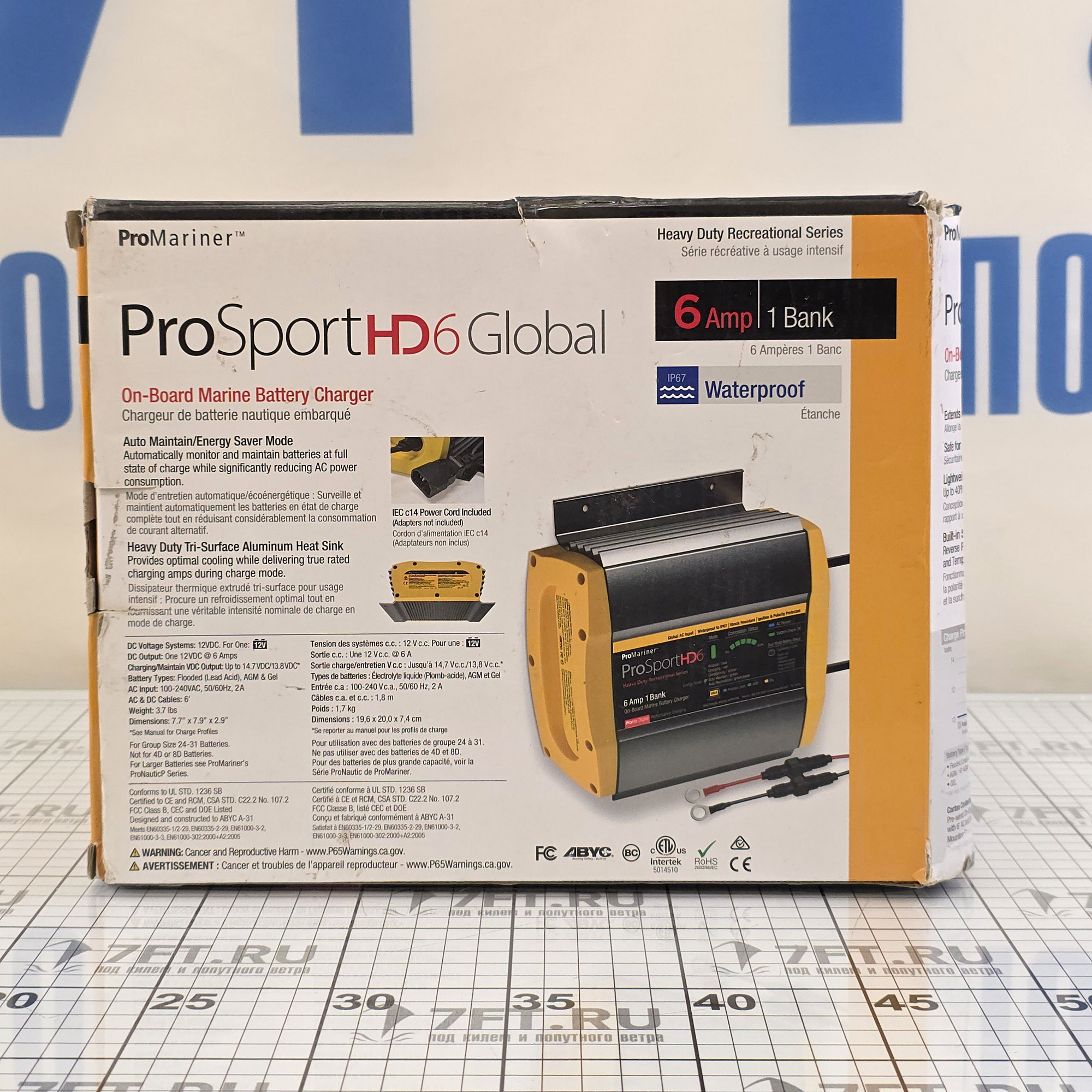 Купить Зарядное устройство ProMariner ProSport 6PFC 43023 12В 100-260В 6А IP67 на 1 АКБ 7ft.ru в интернет магазине Семь Футов