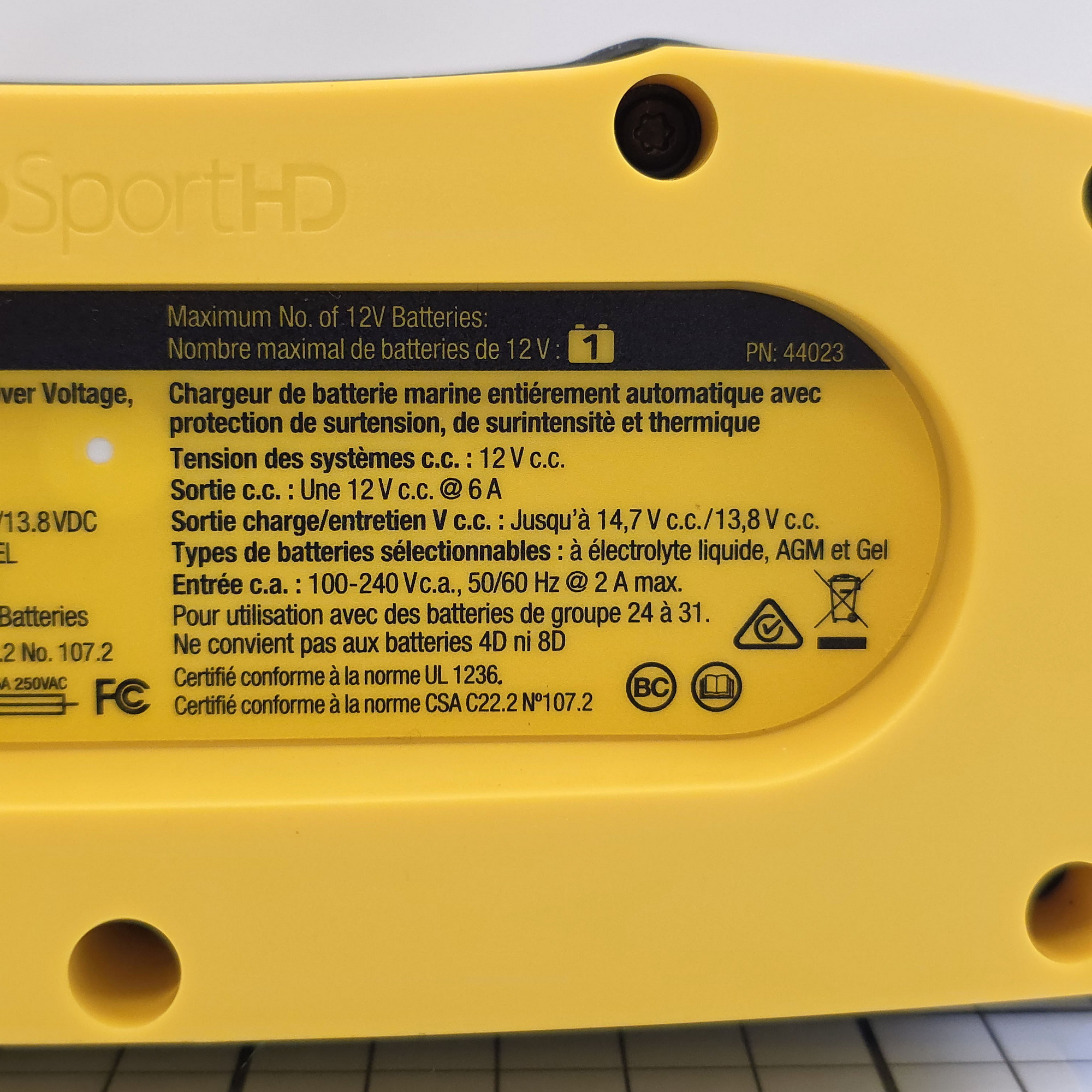 Купить Зарядное устройство ProMariner ProSport 6PFC 43023 12В 100-260В 6А IP67 на 1 АКБ 7ft.ru в интернет магазине Семь Футов