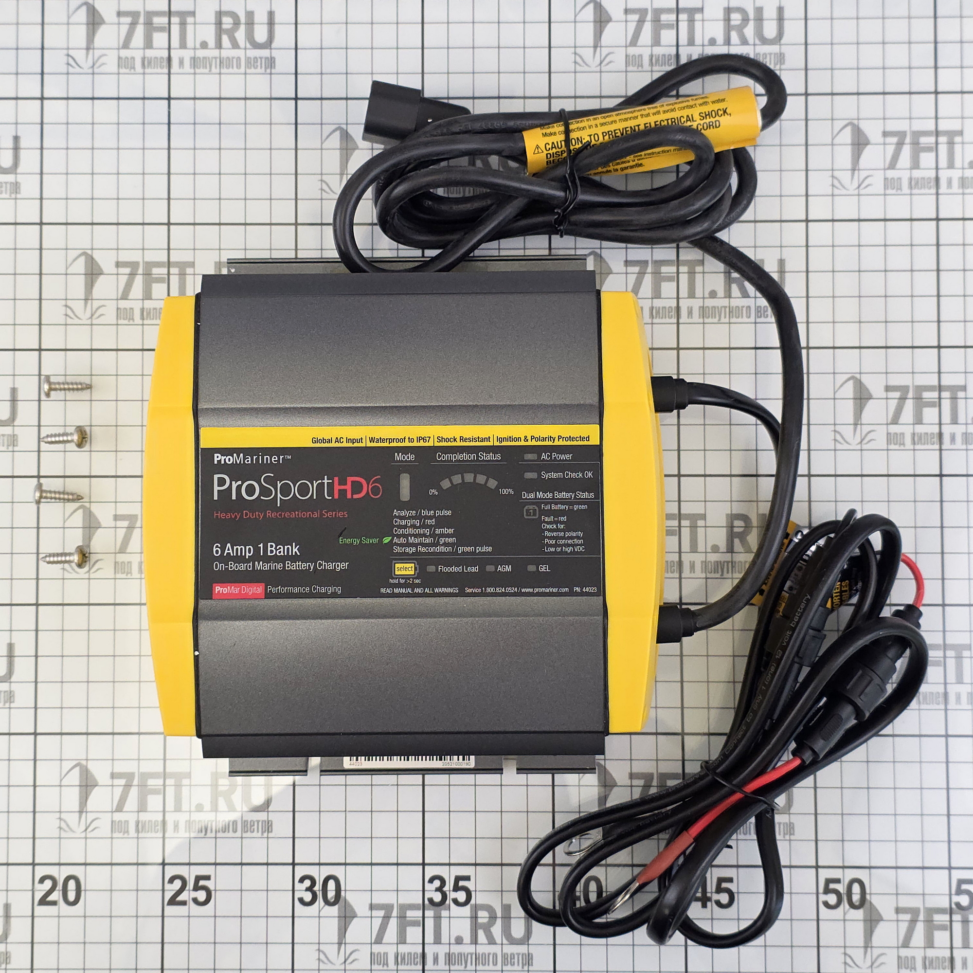 Купить Зарядное устройство ProMariner ProSport 6PFC 43023 12В 100-260В 6А IP67 на 1 АКБ 7ft.ru в интернет магазине Семь Футов