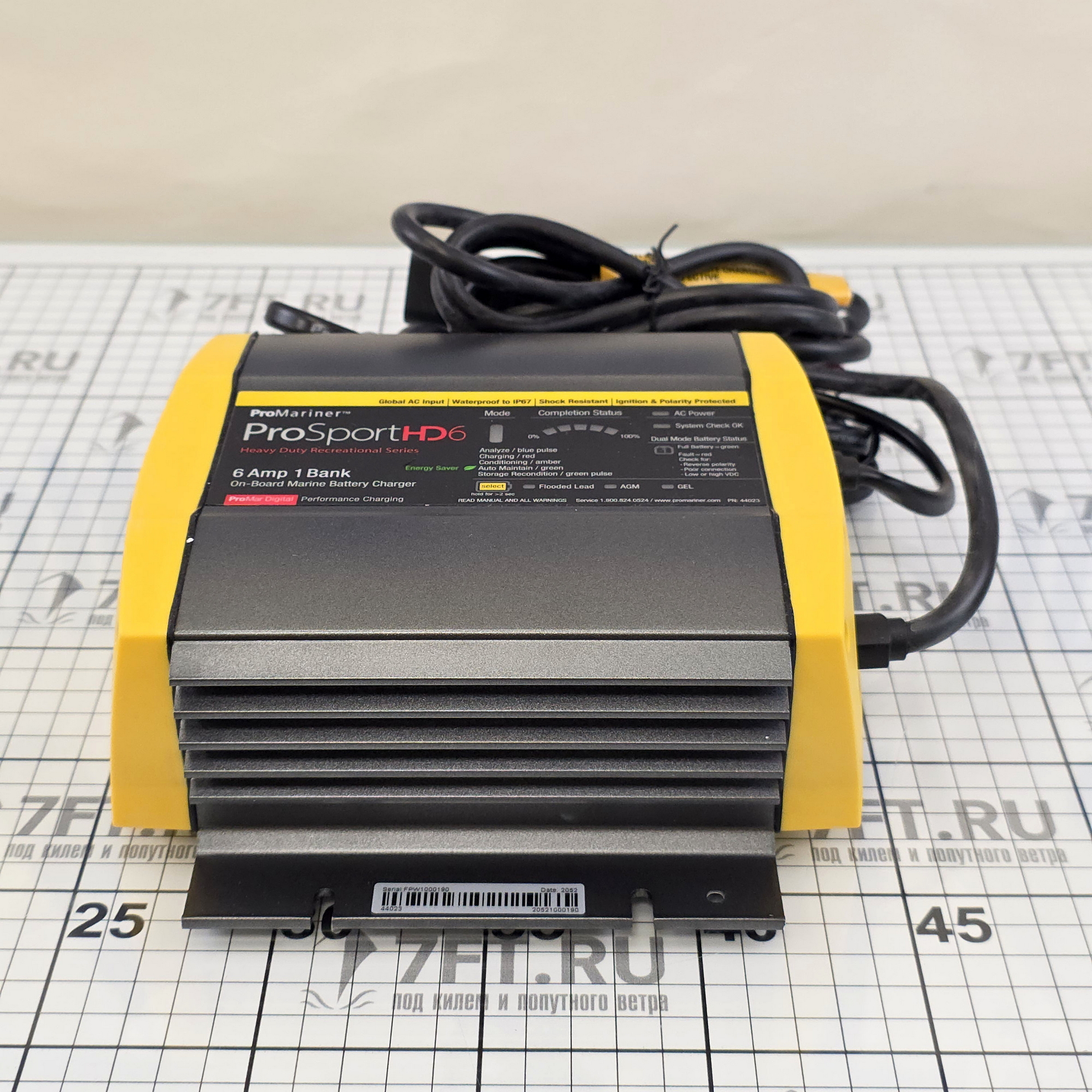 Купить Зарядное устройство ProMariner ProSport 6PFC 43023 12В 100-260В 6А IP67 на 1 АКБ 7ft.ru в интернет магазине Семь Футов