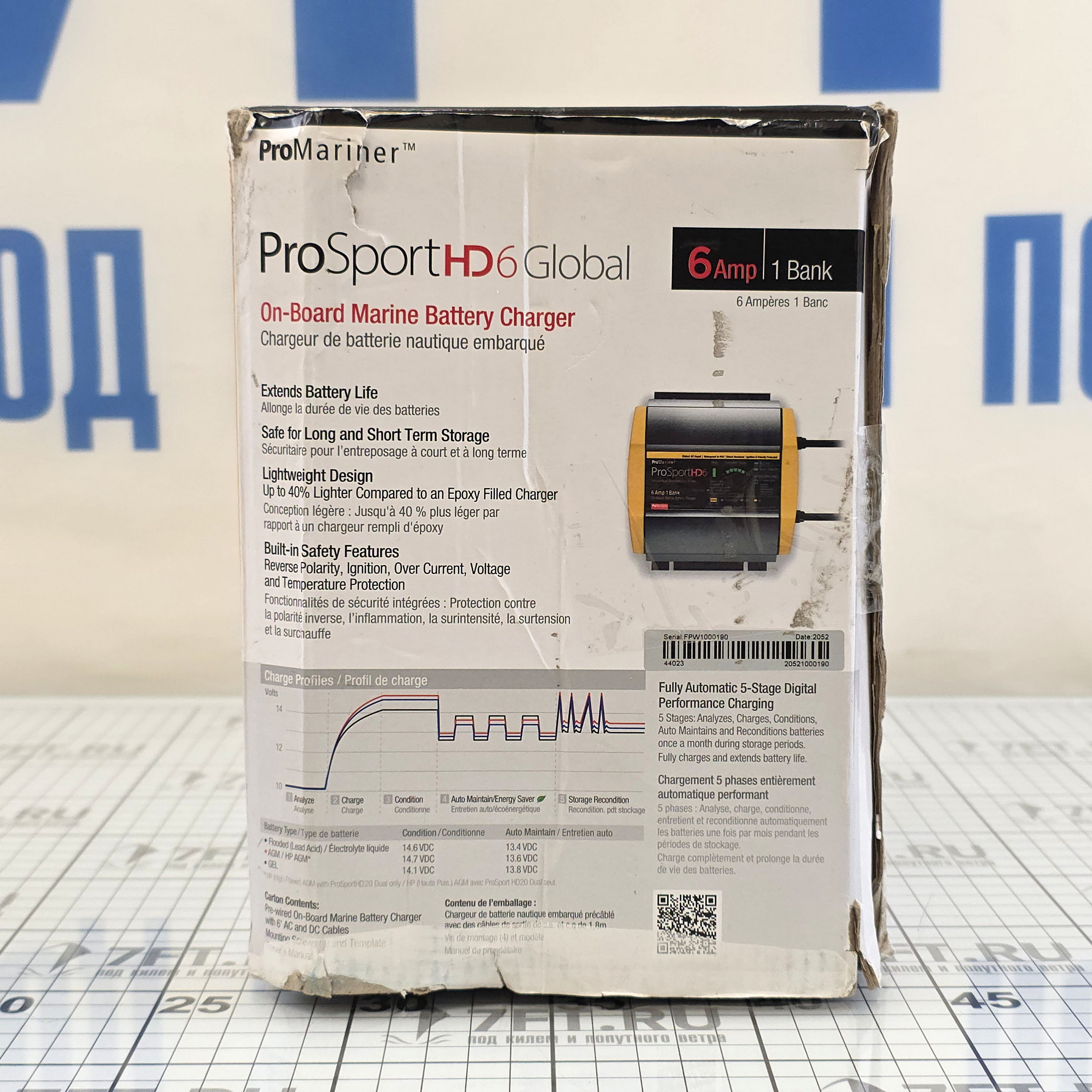 Купить Зарядное устройство ProMariner ProSport 6PFC 43023 12В 100-260В 6А IP67 на 1 АКБ 7ft.ru в интернет магазине Семь Футов