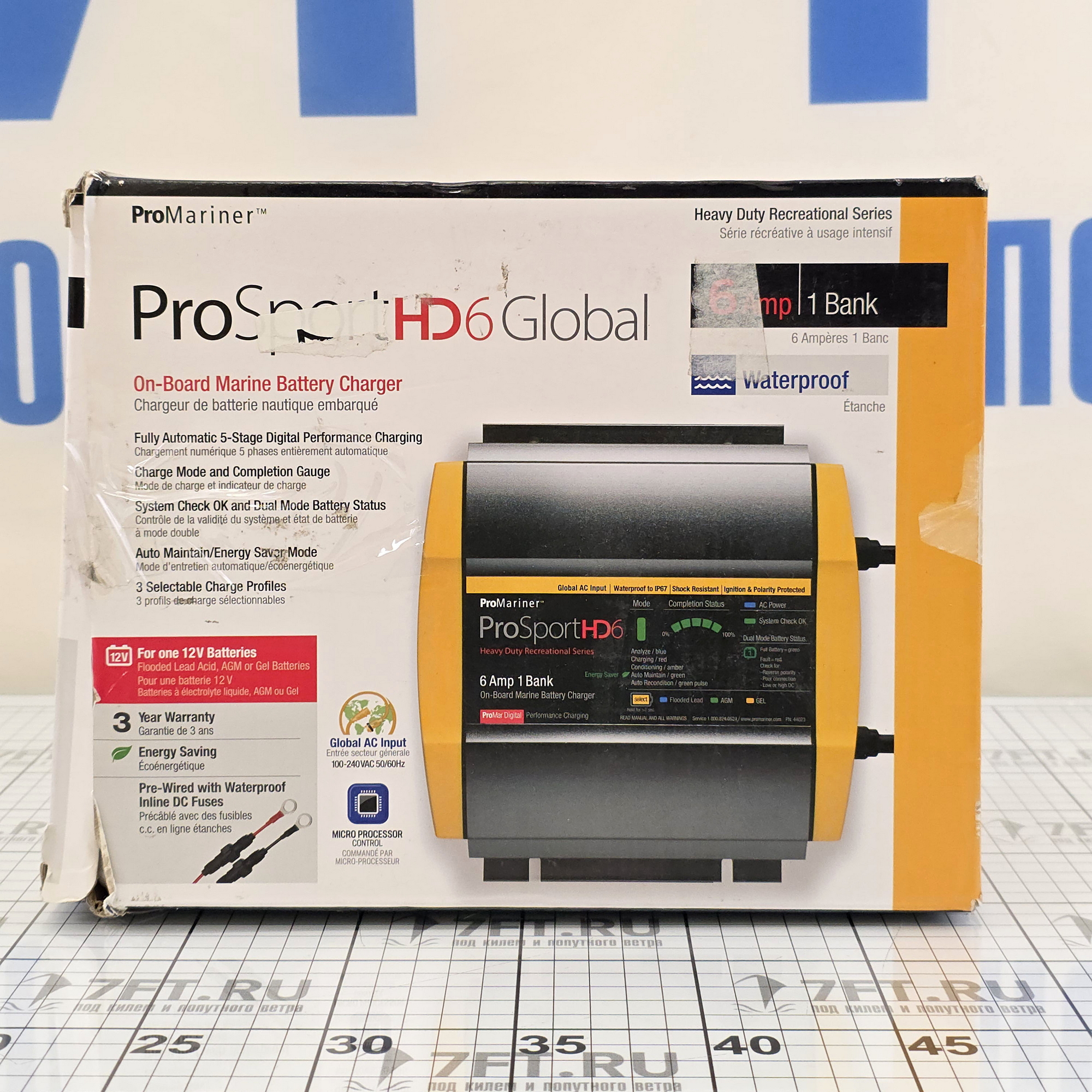 Купить Зарядное устройство ProMariner ProSport 6PFC 43023 12В 100-260В 6А IP67 на 1 АКБ 7ft.ru в интернет магазине Семь Футов