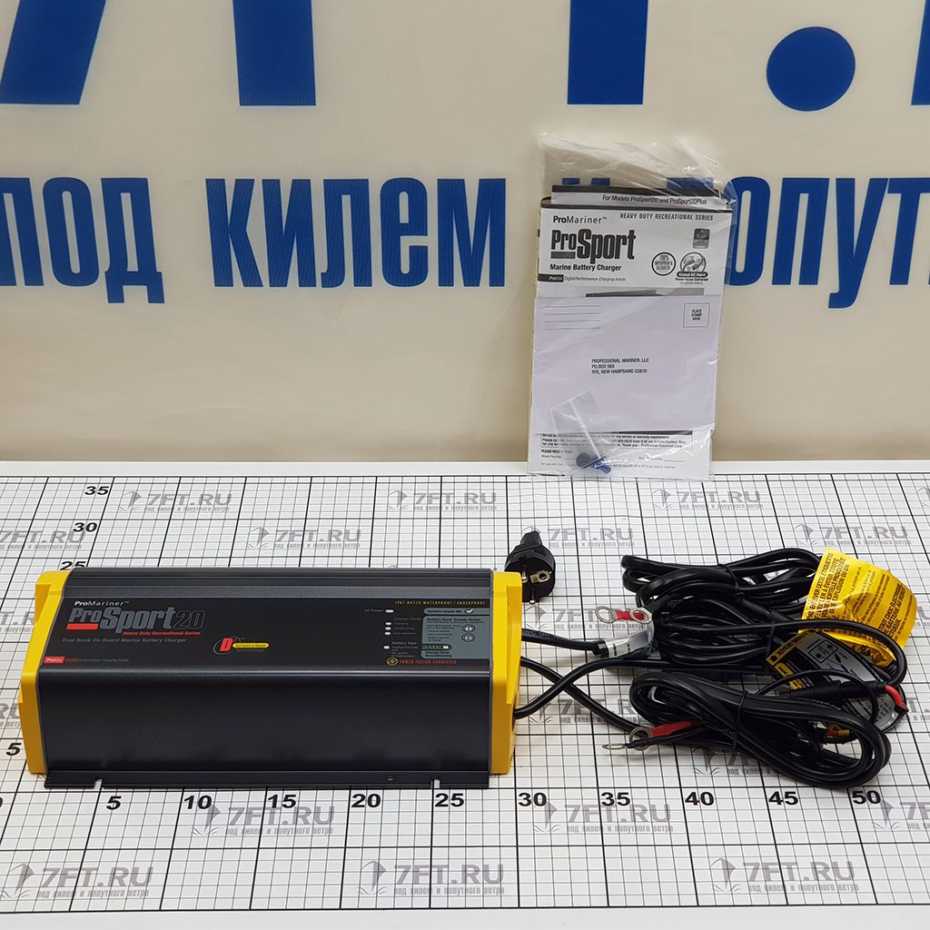 Купить Зарядное устройство ProMariner ProSport 20PFC 43028 12/24В 100-260В 20А IP67 на 2 АКБ 7ft.ru в интернет магазине Семь Футов