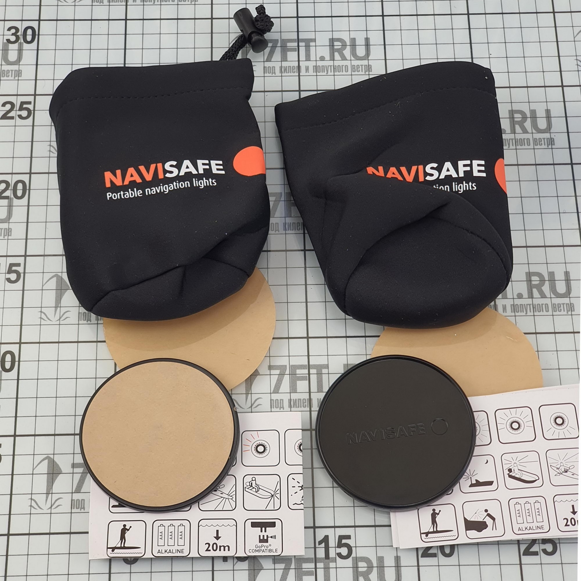 Купить Комплект навигационных огней Navisafe SUP, Kayak & Dinghy Pack/771 7090017580919 для сапсёрфинга, каякинга, надувных лодок и других судов до 12 м 190 x 73 x 220 мм 7ft.ru в интернет магазине Семь Футов