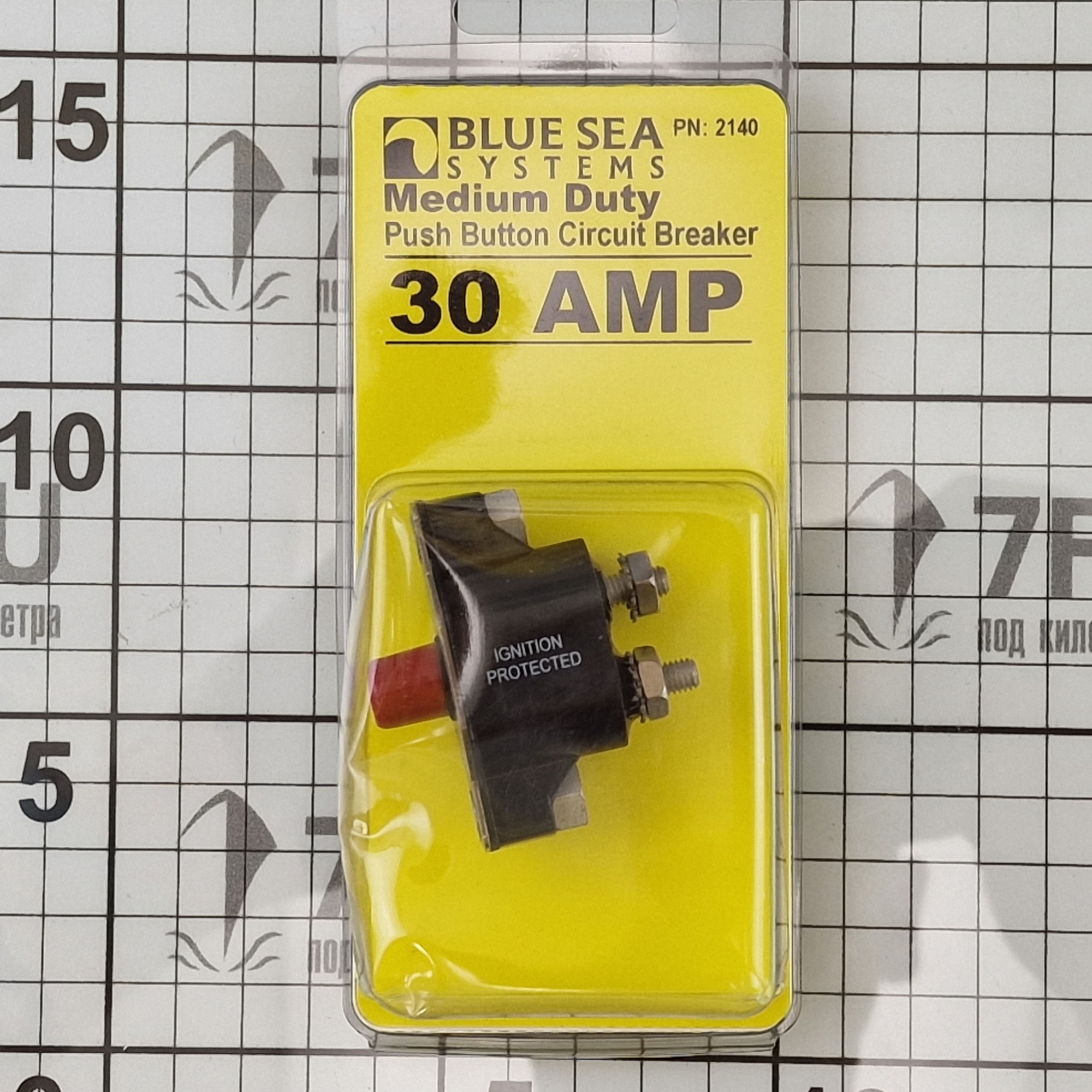 Купить Автоматический выключатель Blue Sea Medium Duty 2140 32/120В 30А неотключаемый 7ft.ru в интернет магазине Семь Футов