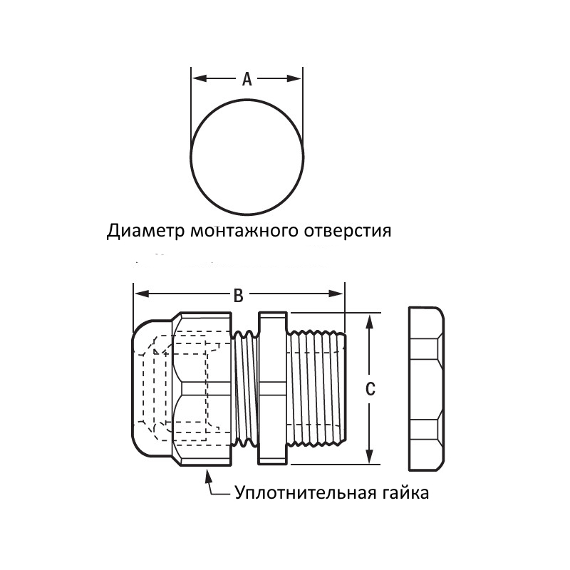 Купить Кабельный вывод Blue Sea PG7 3124 2,9 - 6,4 мм для распределительных щитов SMS 7ft.ru в интернет магазине Семь Футов