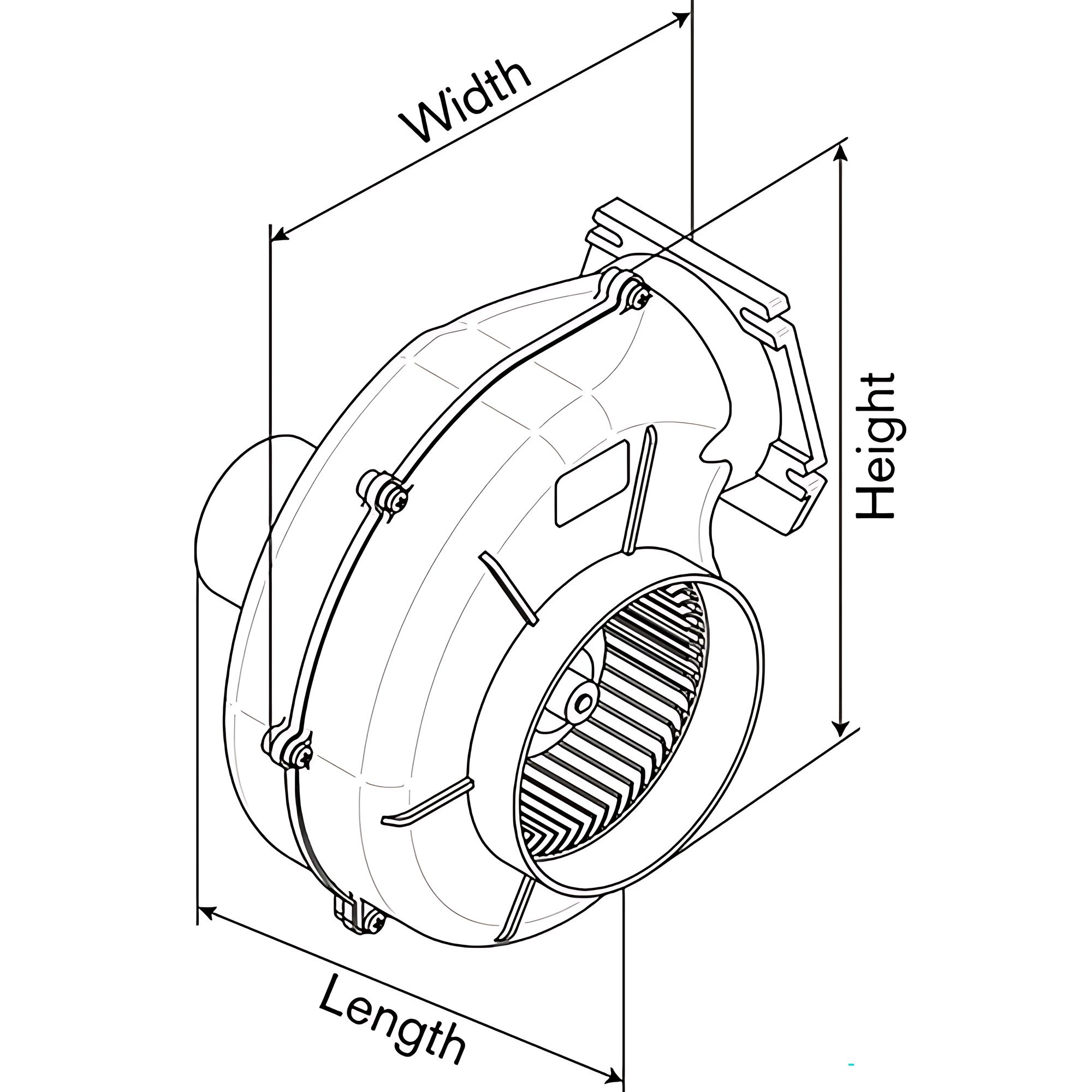Купить Вентилятор Johnson Pump 80-47416-02 AirV 3-280 24В 2,5А 280м3/ч 195х165х200мм под шланг Ø75мм для машинного отделения 7ft.ru в интернет магазине Семь Футов