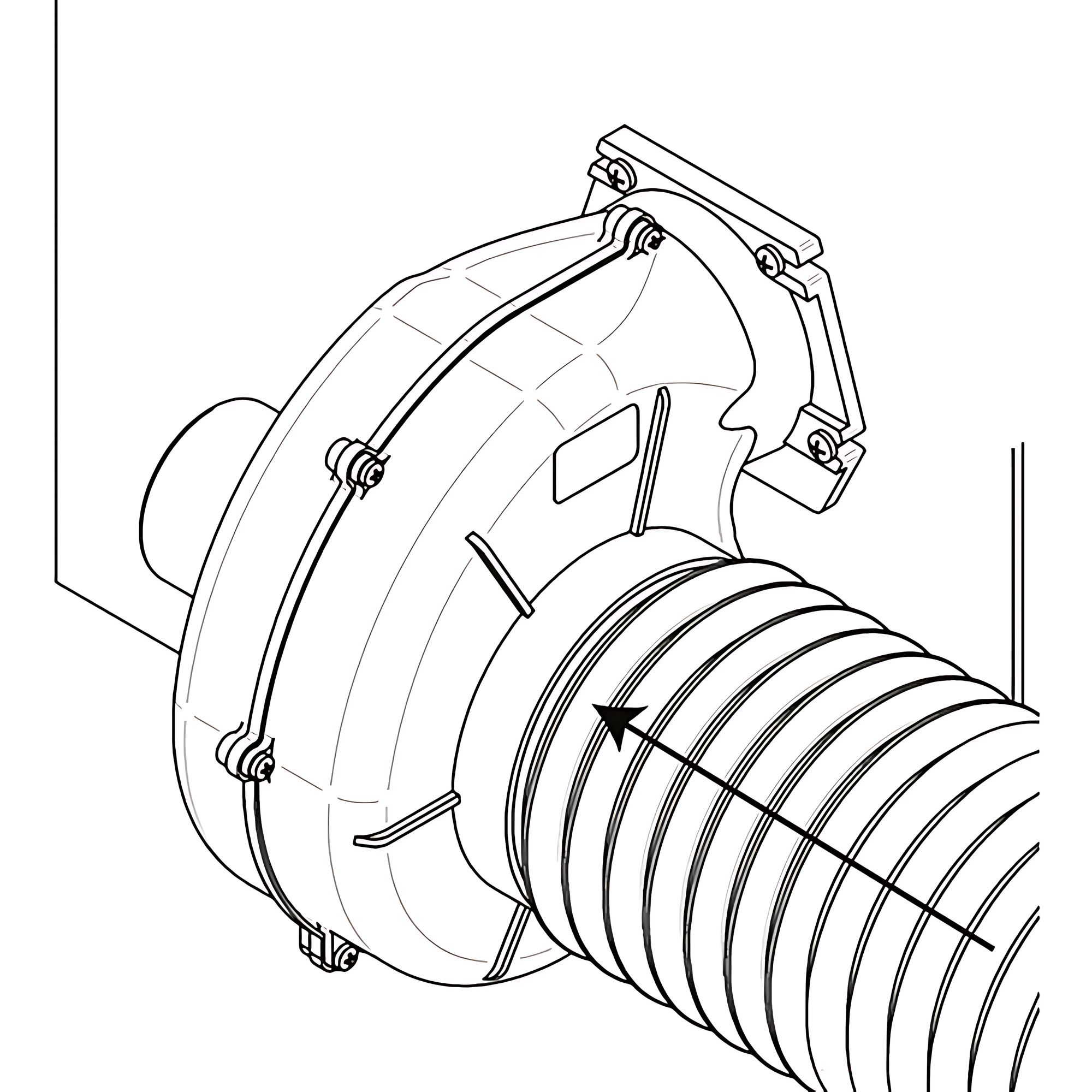 Купить Вентилятор Johnson Pump 80-47416-02 AirV 3-280 24В 2,5А 280м3/ч 195х165х200мм под шланг Ø75мм для машинного отделения 7ft.ru в интернет магазине Семь Футов