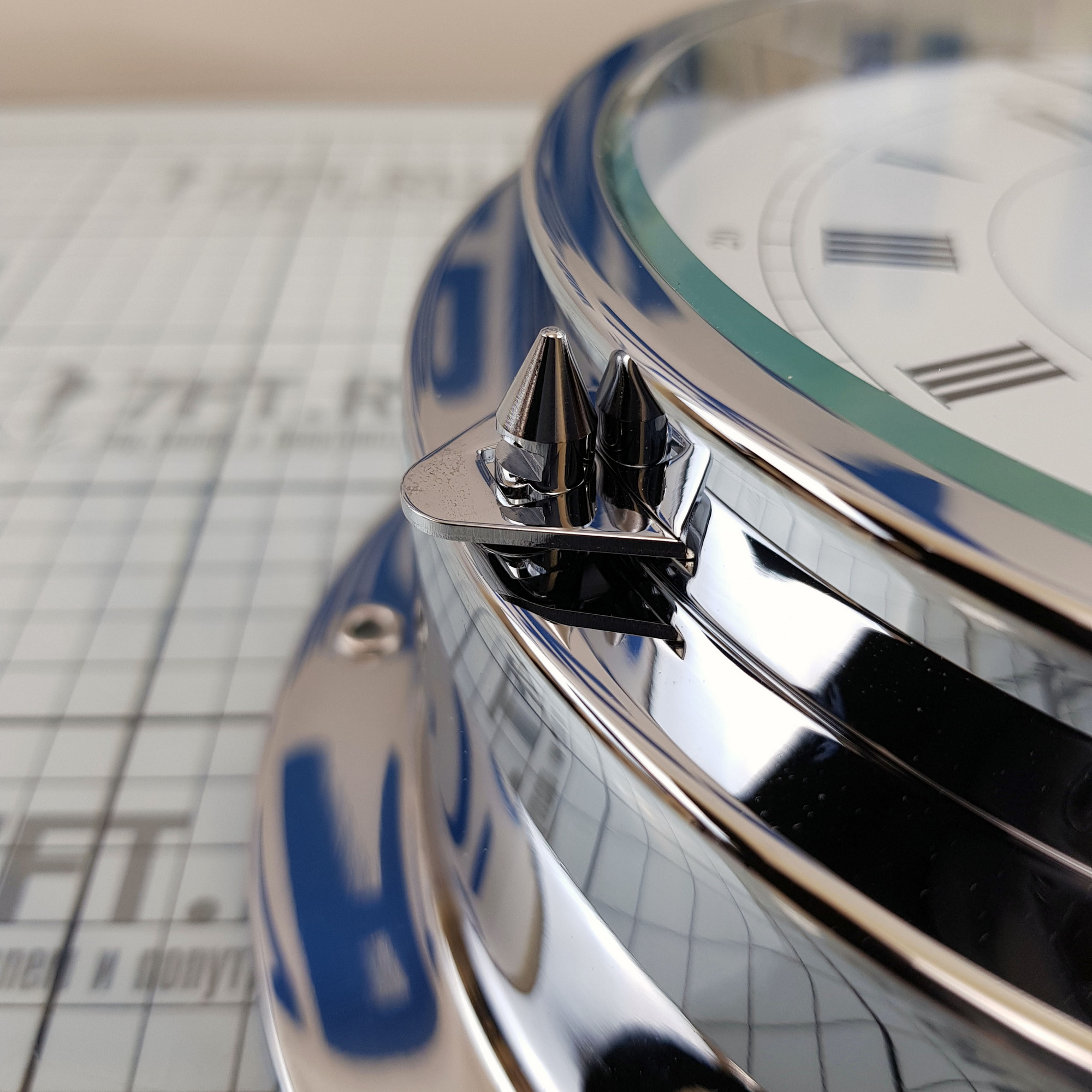 Купить Часы-иллюминатор кварцевые Barigo Columbus 1650CR 220x70мм Ø150мм из хромированной латуни 7ft.ru в интернет магазине Семь Футов