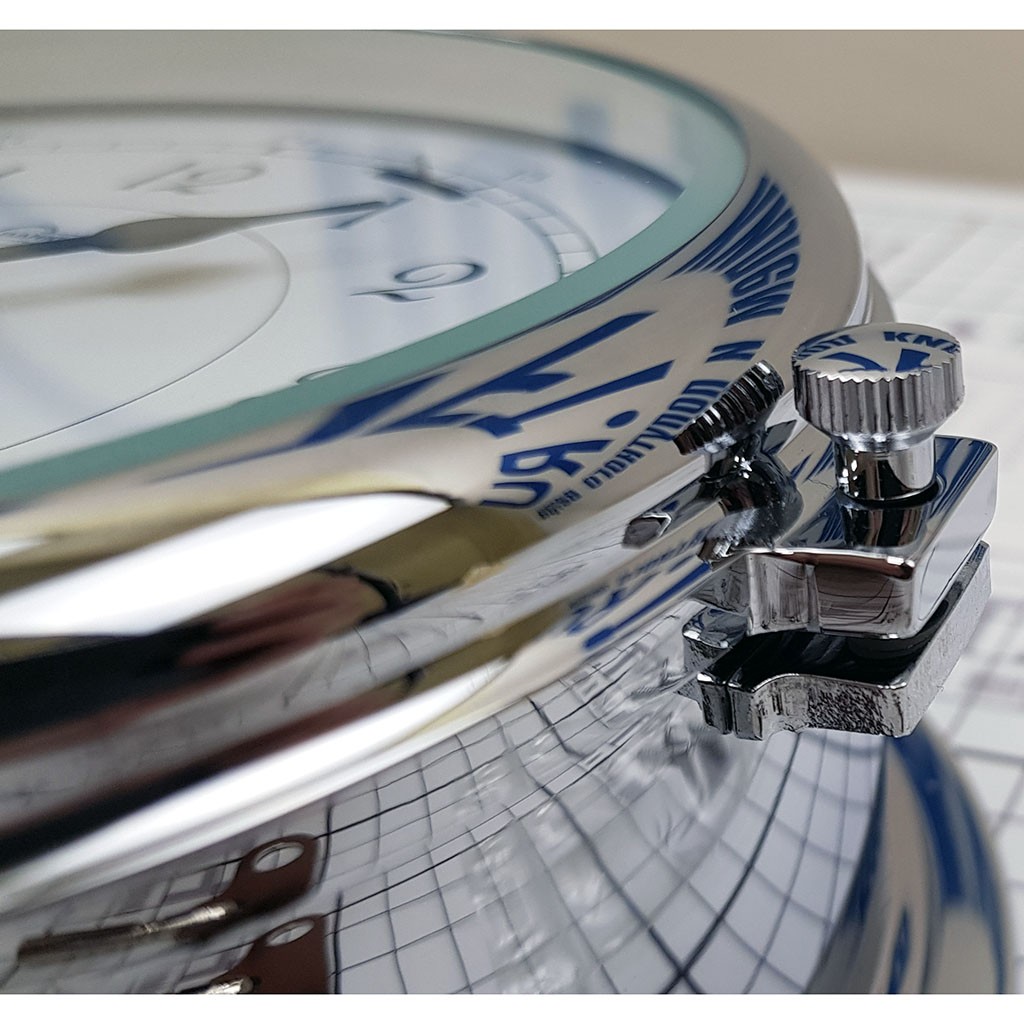 Купить Часы-иллюминатор механические с боем Barigo Skipper 591CR 180x70мм Ø150мм из хромированной латуни 7ft.ru в интернет магазине Семь Футов