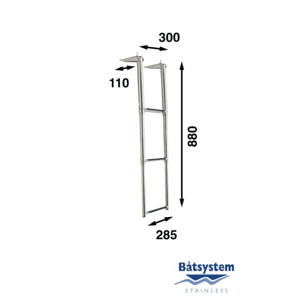 Купить Трап телескопический Batsystem BT145 1450 x 310 мм 5 ступенек 7ft.ru в интернет магазине Семь Футов