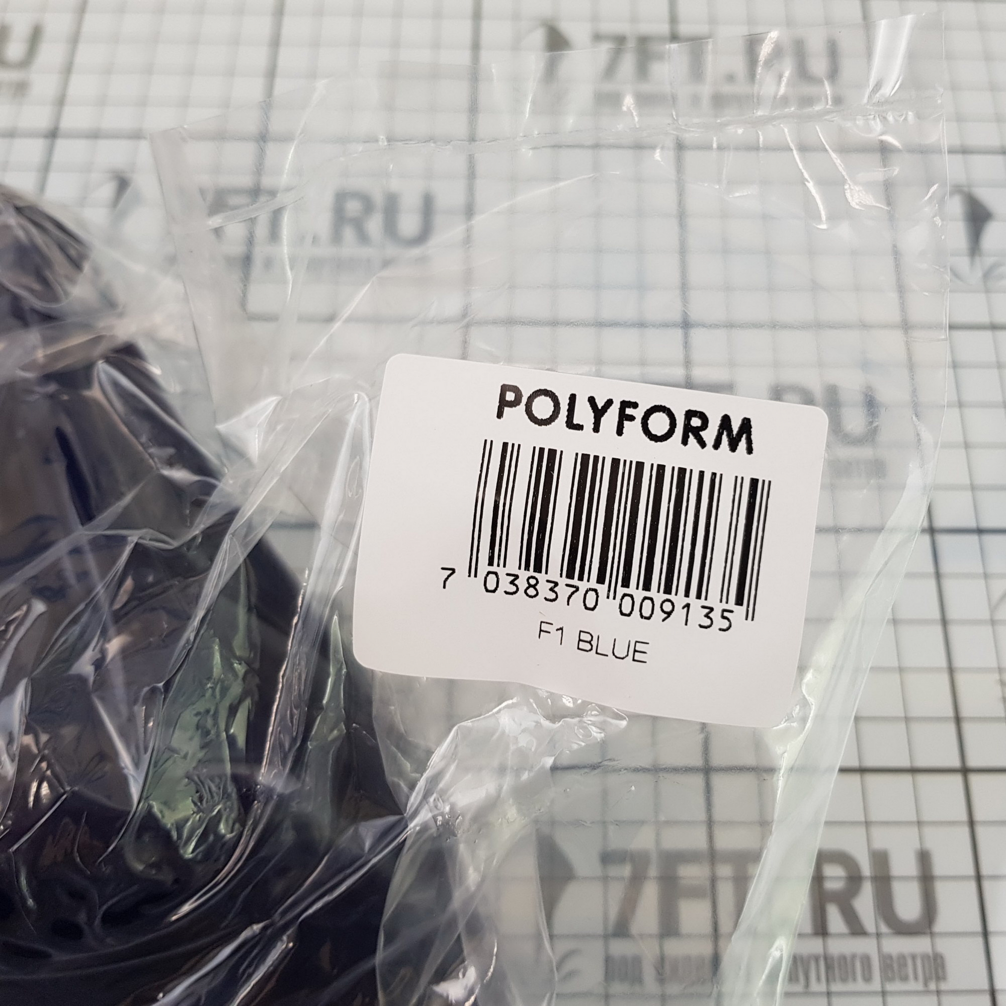 Купить Кранец из виниловой пластмассы Polyform F1 F-1/12 150x610 мм полностью синий 7ft.ru в интернет магазине Семь Футов