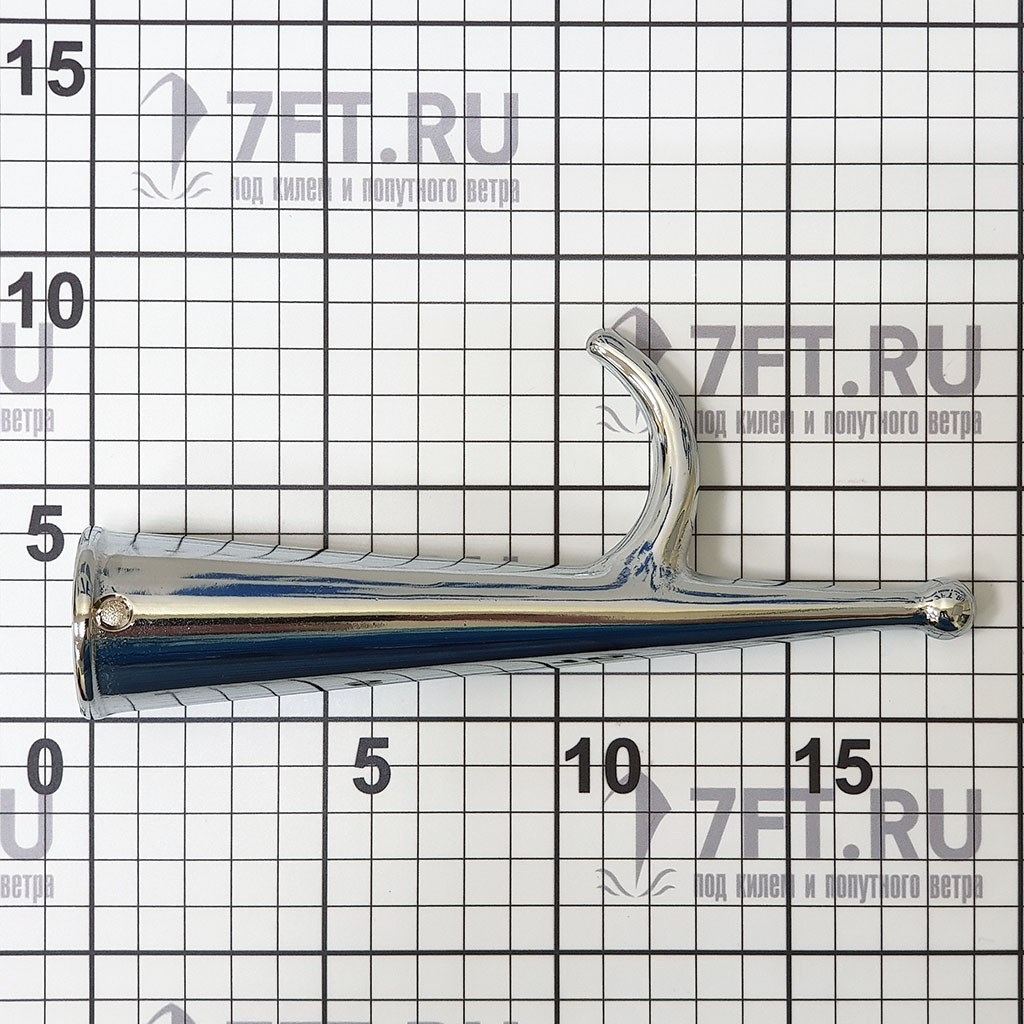 Купить Наконечник для отпорного крюка из хромированной латуни 64B.C 190 мм 7ft.ru в интернет магазине Семь Футов