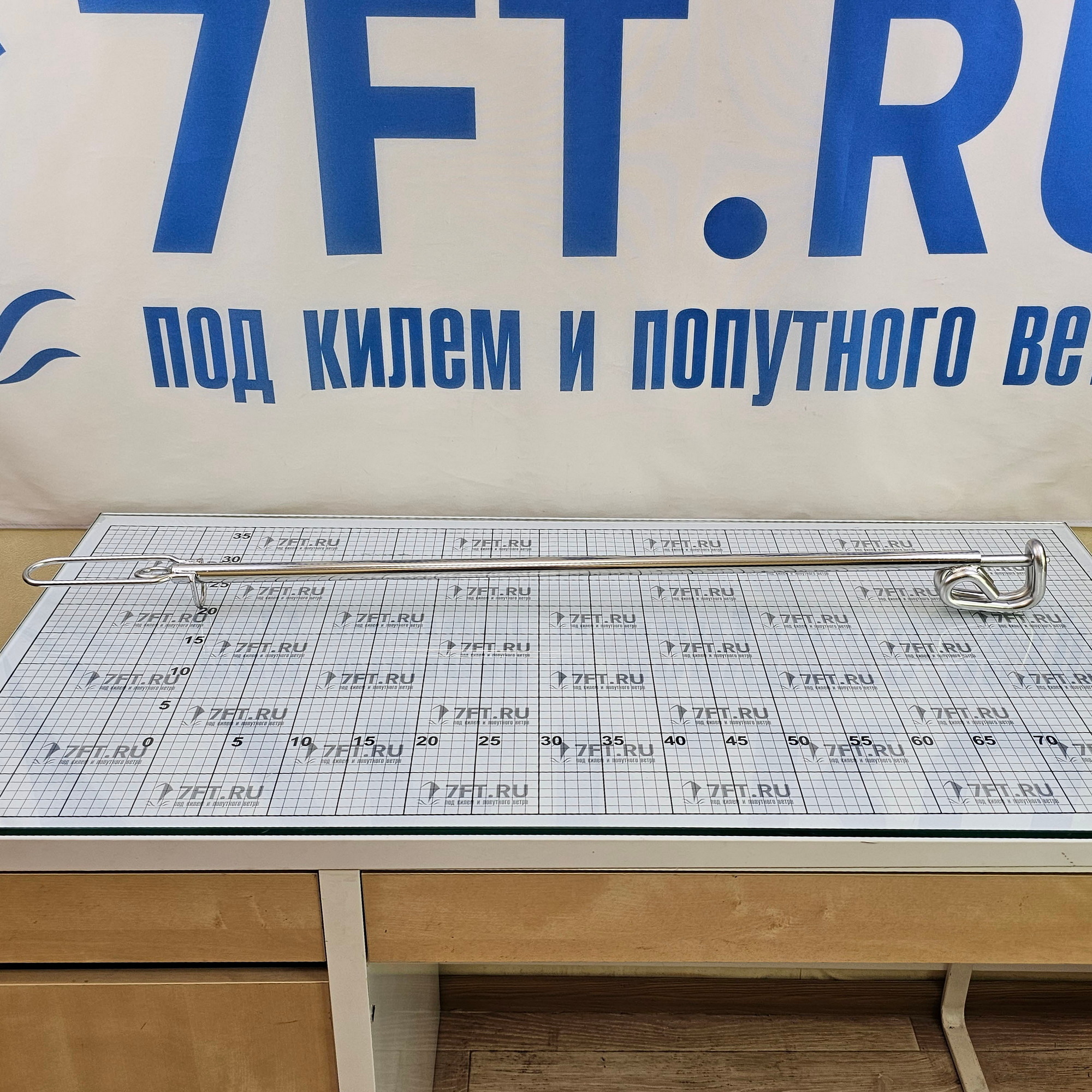 Купить Крюк швартовый для буёв  Marine Quality 26642 2000кг 95см из нержавеющей стали AISI316 7ft.ru в интернет магазине Семь Футов