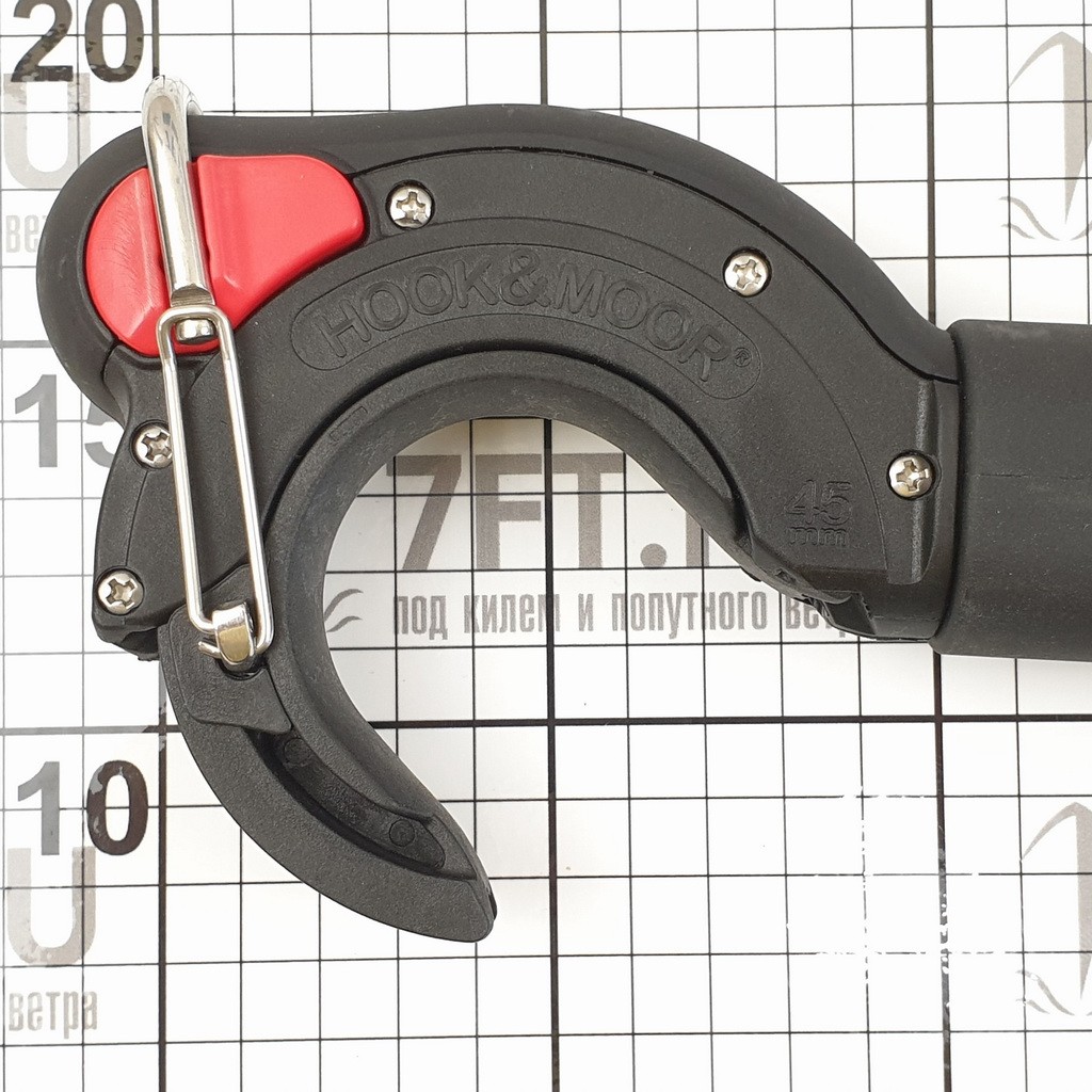 Купить Крюк швартовый для буёв Robship 7080217 Hook&Moor М45 1.8 101-180cм крюк Ø45мм телескопическое древко 2 секции из алюминия 7ft.ru в интернет магазине Семь Футов