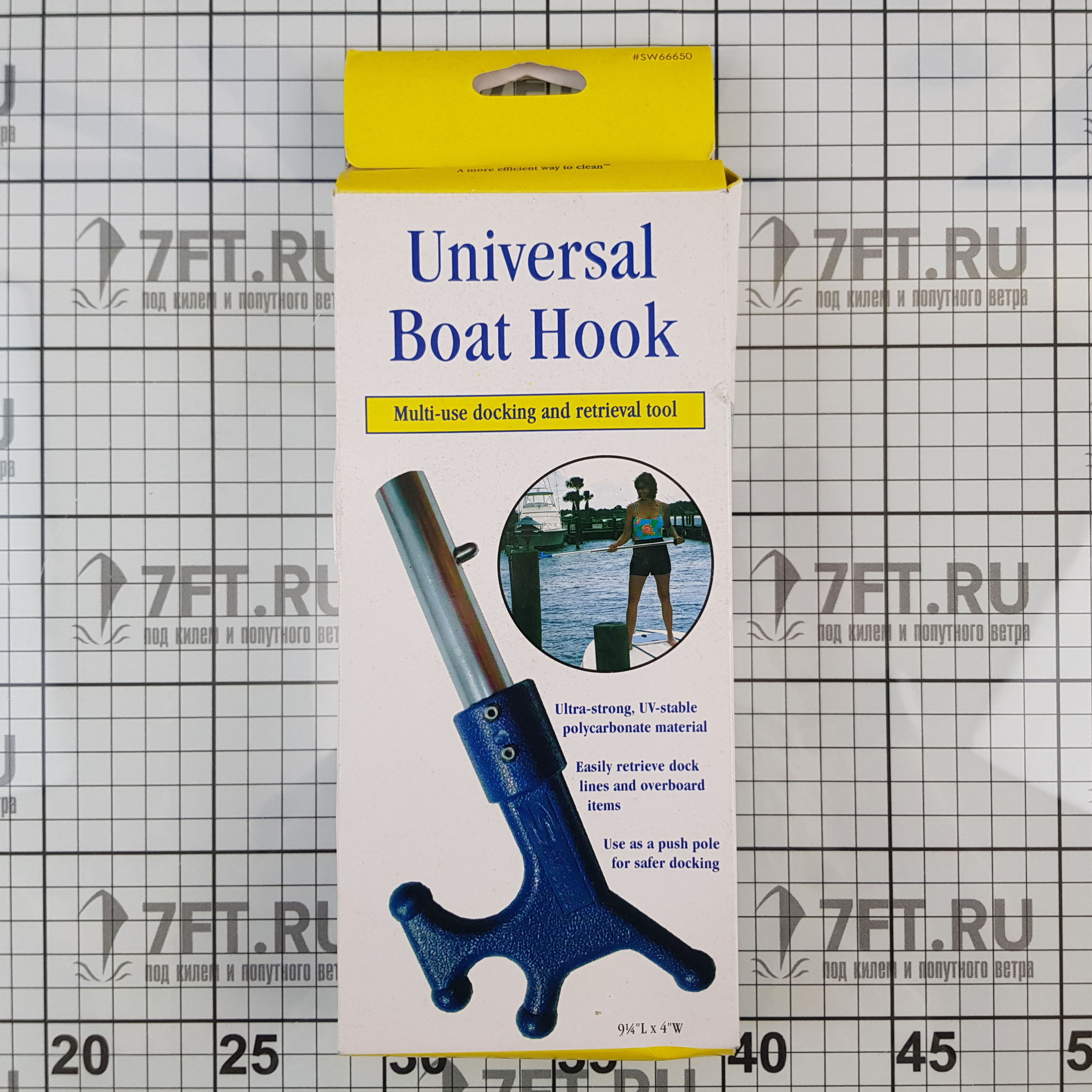 Купить Универсальный лодочный крючок Swobbit SW66650 27x10см из синего поликарбоната 7ft.ru в интернет магазине Семь Футов