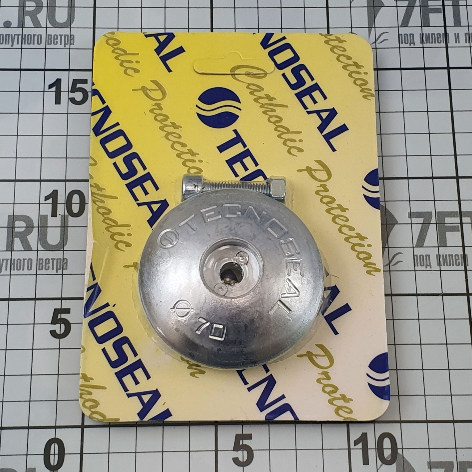 Купить Цинковый анод для пера руля Tecnoseal 00101 70 мм пара 7ft.ru в интернет магазине Семь Футов