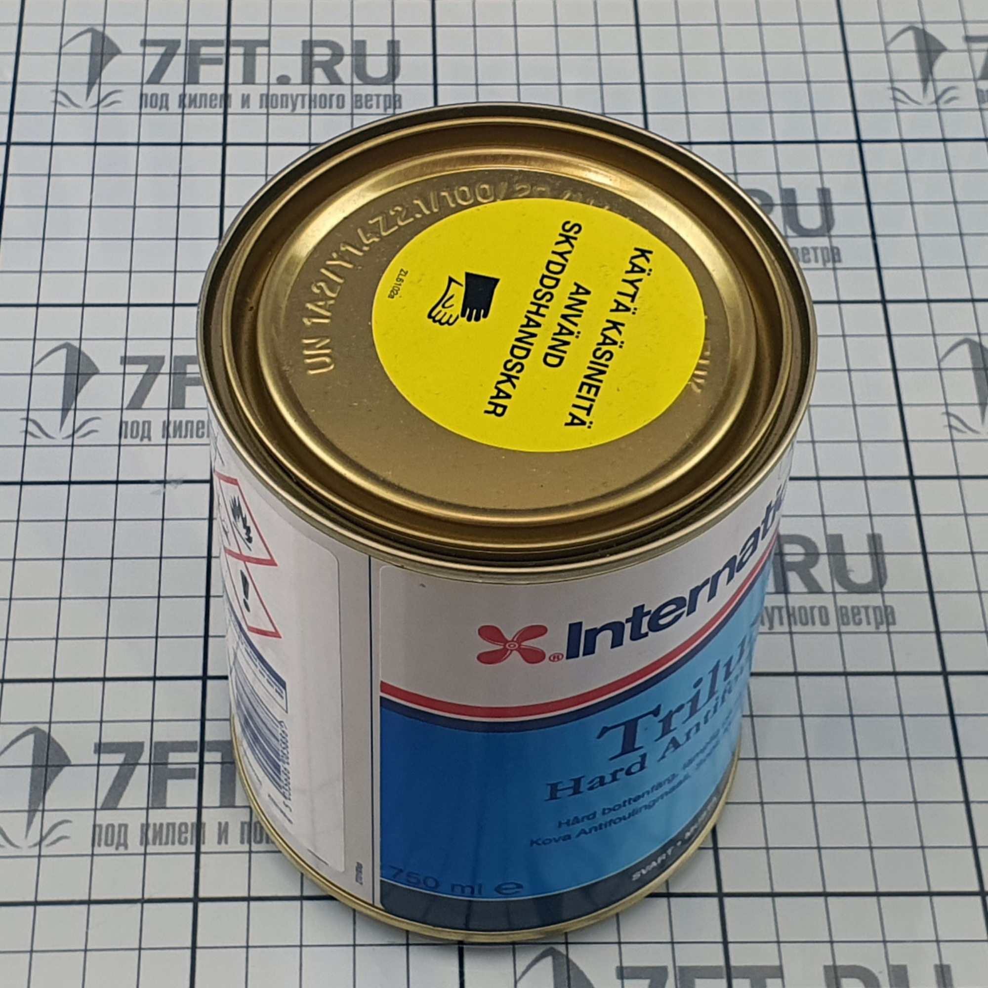 Купить Краска твёрдая необрастающая International Trilux YBB590/750AG/EU 750мл чёрная 7ft.ru в интернет магазине Семь Футов