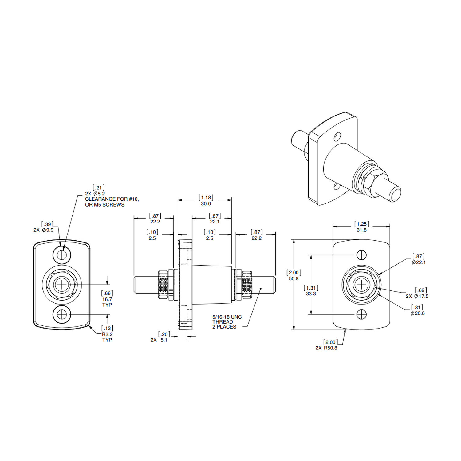 Купить Колодка клеммная Blue Sea 2202 48В 250А Ø7,9мм IP66 из медного сплава и армированного термопласта красная для монтажа через переборку 7ft.ru в интернет магазине Семь Футов