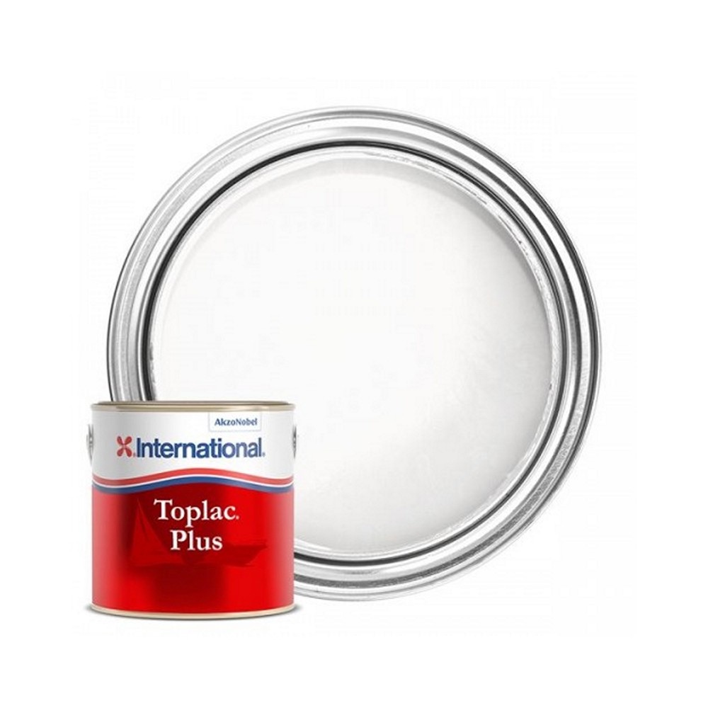 Купить Эмаль однокомпонентная International Toplac Plus YLK000/2.5BA глянцевая для всех поверхностей выше ватерлинии 2,5л белоснежная 7ft.ru в интернет магазине Семь Футов