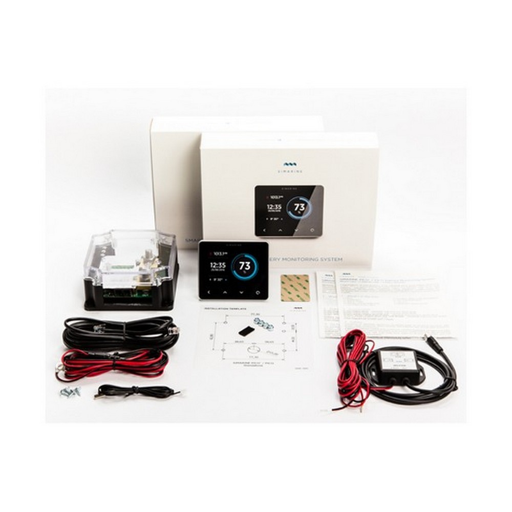 Купить Готовый комплект для защиты аккумулятора Simarine Pico One Package PK21N-1-S 6-35В монитор 3,5’’ в серебристом корпусе + шунт SC303 7ft.ru в интернет магазине Семь Футов