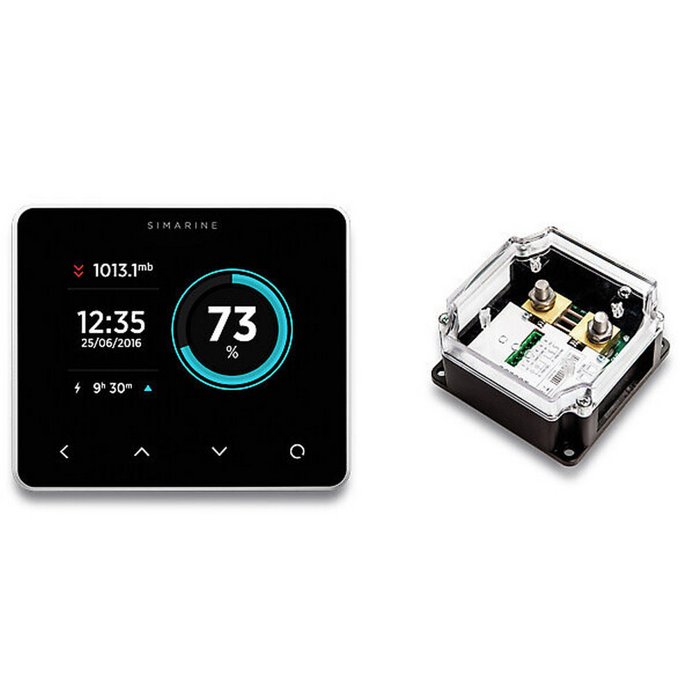 Купить Готовый комплект для защиты аккумулятора Simarine Pico One Package PK21N-1-S 6-35В монитор 3,5’’ в серебристом корпусе + шунт SC303 7ft.ru в интернет магазине Семь Футов
