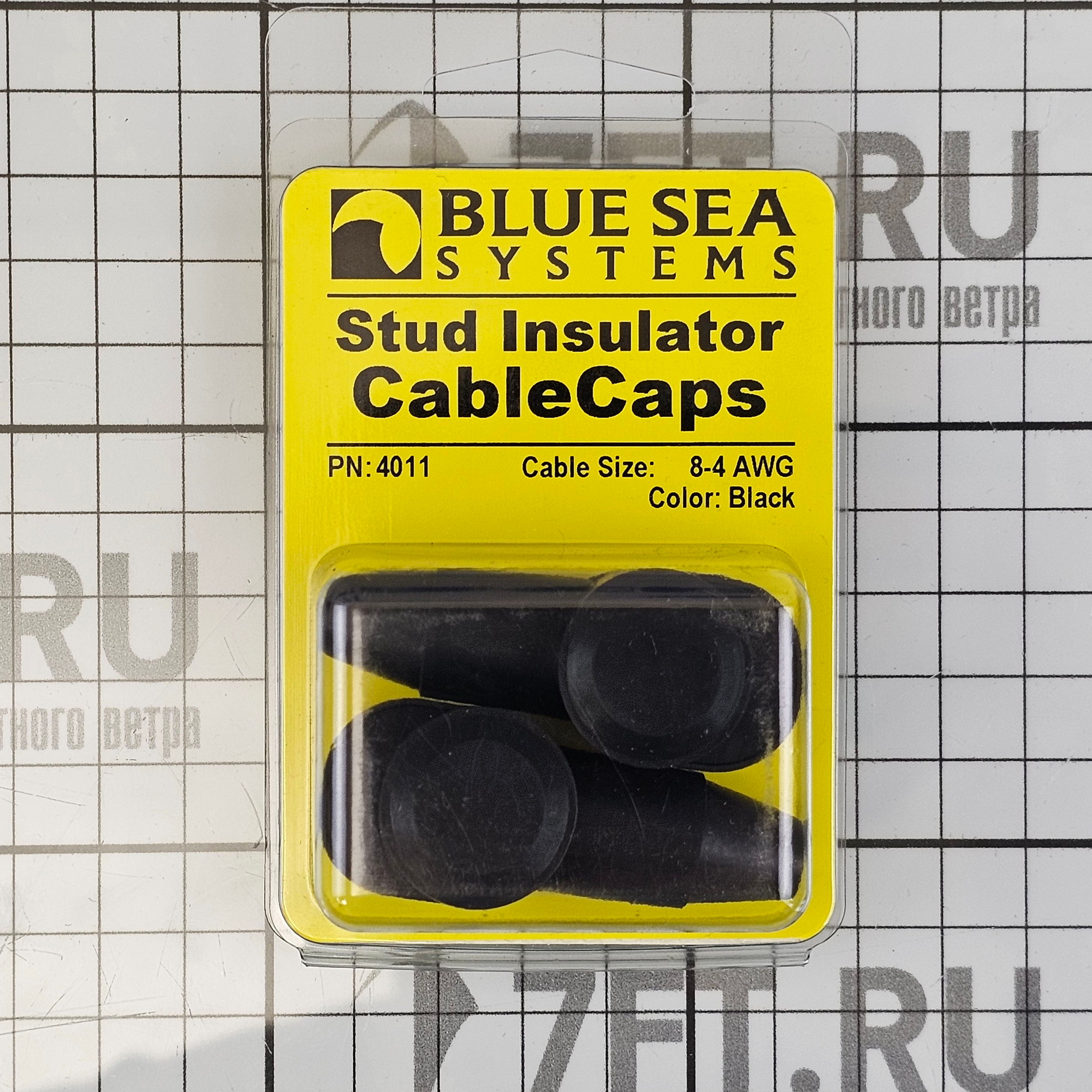 Купить Защитный изолирующий колпачок для клемм Blue Sea CableCap 4011 чёрный для кабелей 10-16мм2 7ft.ru в интернет магазине Семь Футов