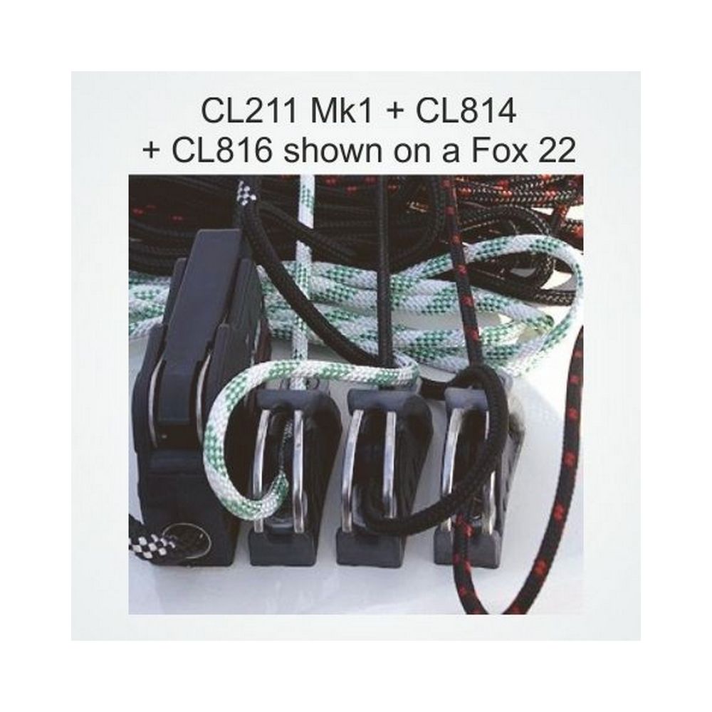 Купить Направляющая для щелевого стопора Clamcleat CL816 89x28x45 мм для тросов 3 - 6 мм 7ft.ru в интернет магазине Семь Футов