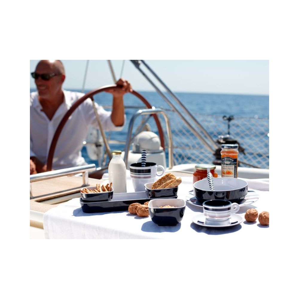 Купить Набор обеденных тарелок из меламина Marine Business Monaco 19001 250мм 6шт белый 7ft.ru в интернет магазине Семь Футов